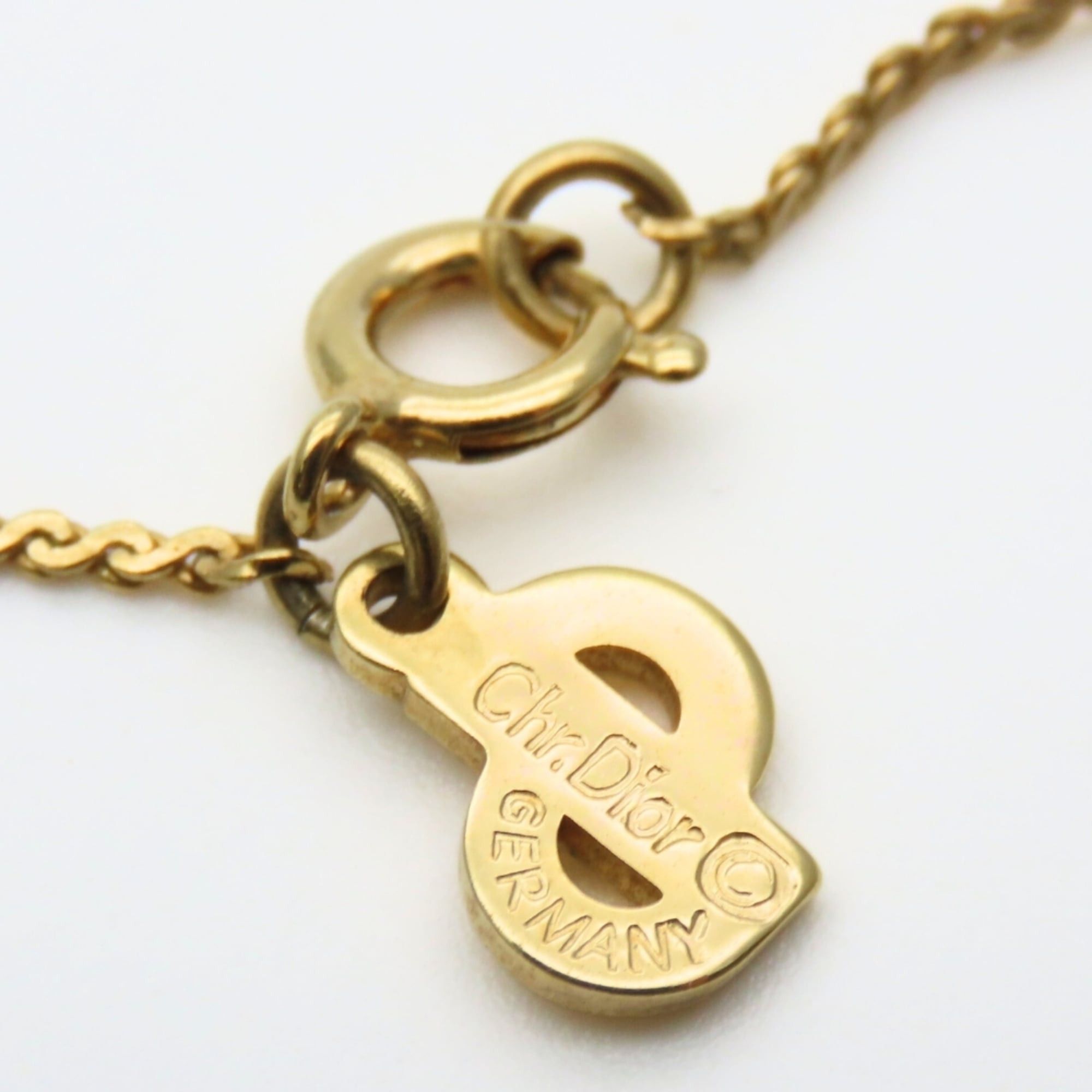 Dior Christian Dior necklace in gold-plated metal with a CD logo. Women's. Size ONE SIZE - 10 Thumbnail