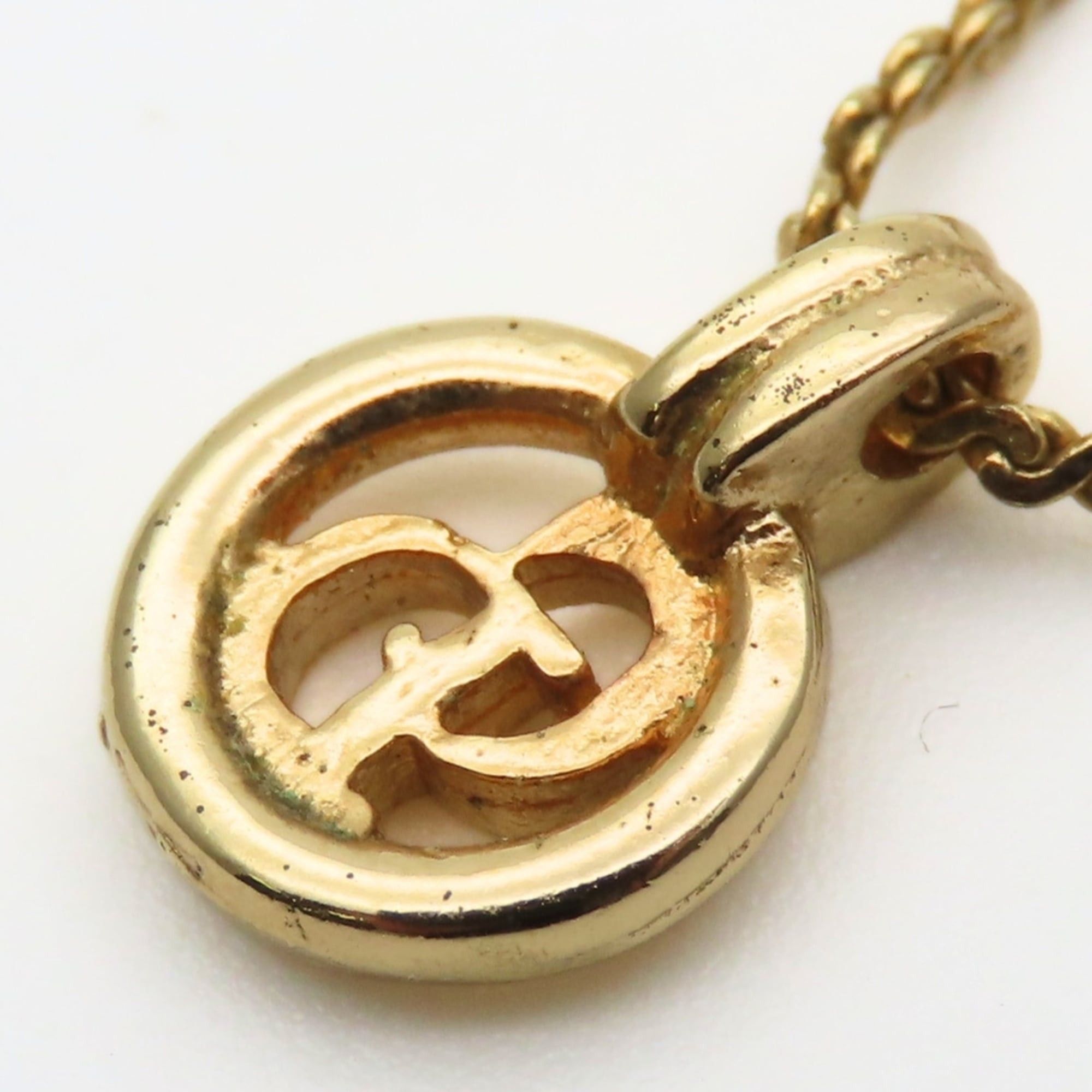 Dior Christian Dior necklace in gold-plated metal with a CD logo. Women's. Size ONE SIZE - 5 Thumbnail