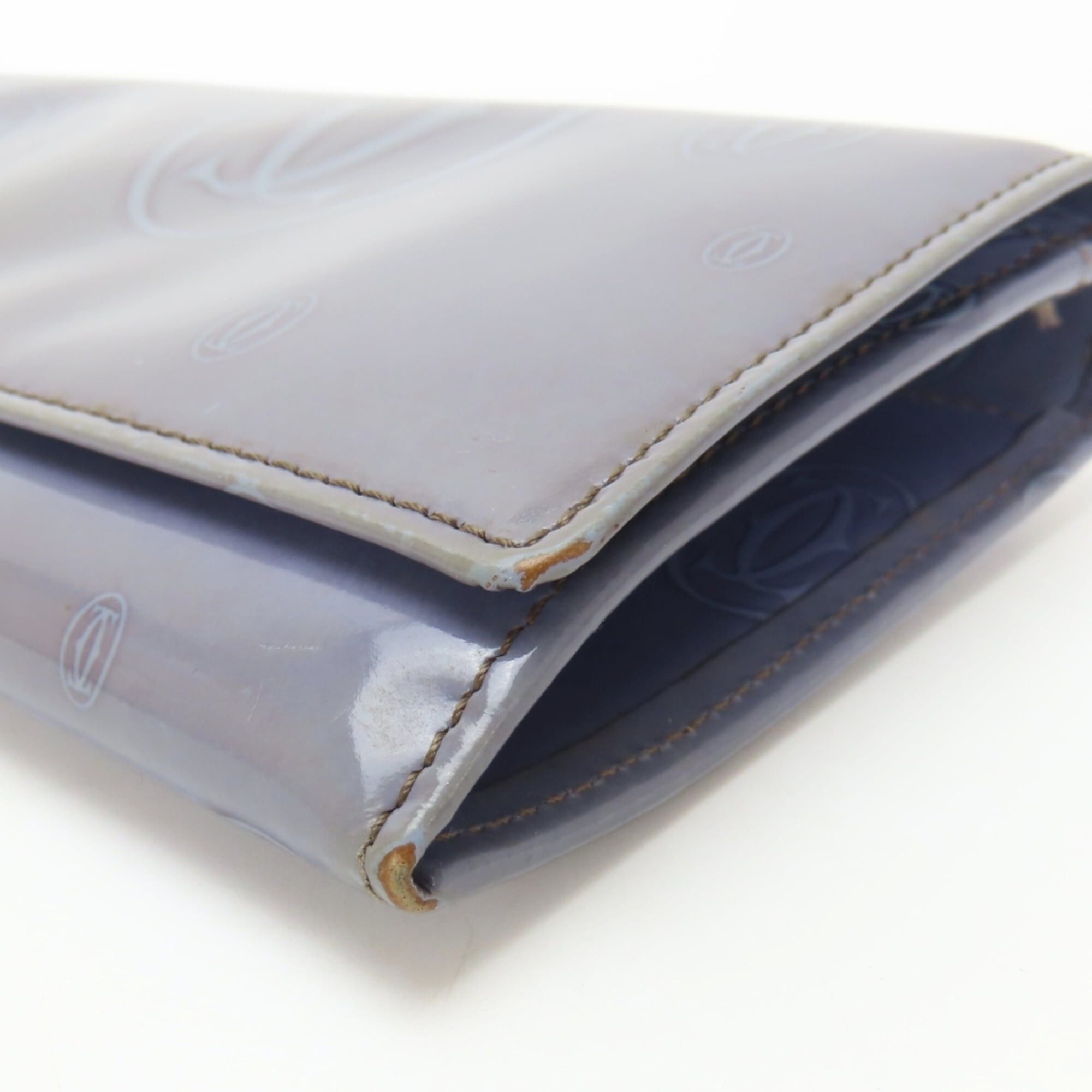 Cartier Cartier Happy Birthday Long Wallet L3001020, Calfskin Lavender/Purple Enamel Coating, Bifold, Women's Size ONE SIZE - 10 Thumbnail