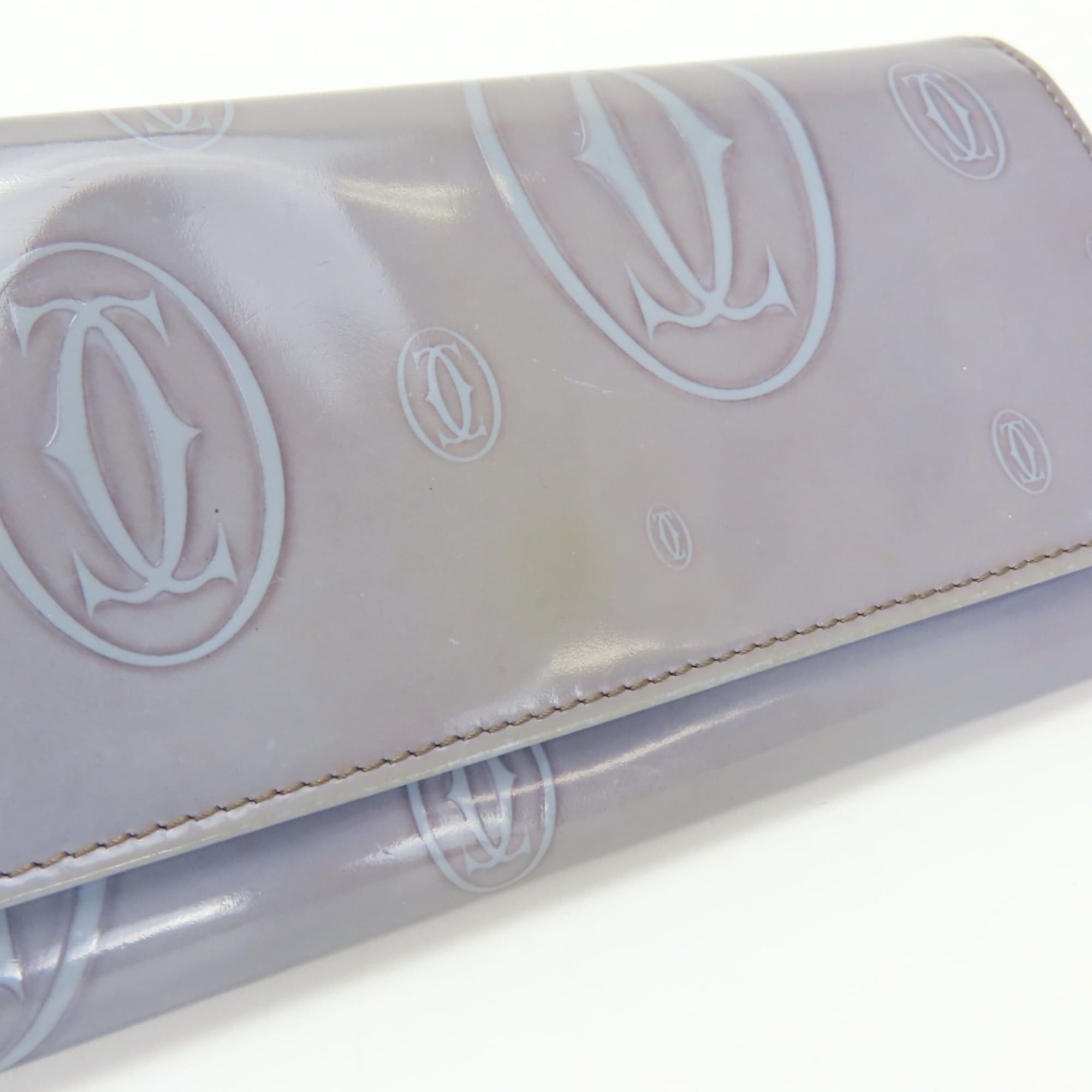 Cartier Cartier Happy Birthday Long Wallet L3001020, Calfskin Lavender/Purple Enamel Coating, Bifold, Women's Size ONE SIZE - 11 Thumbnail