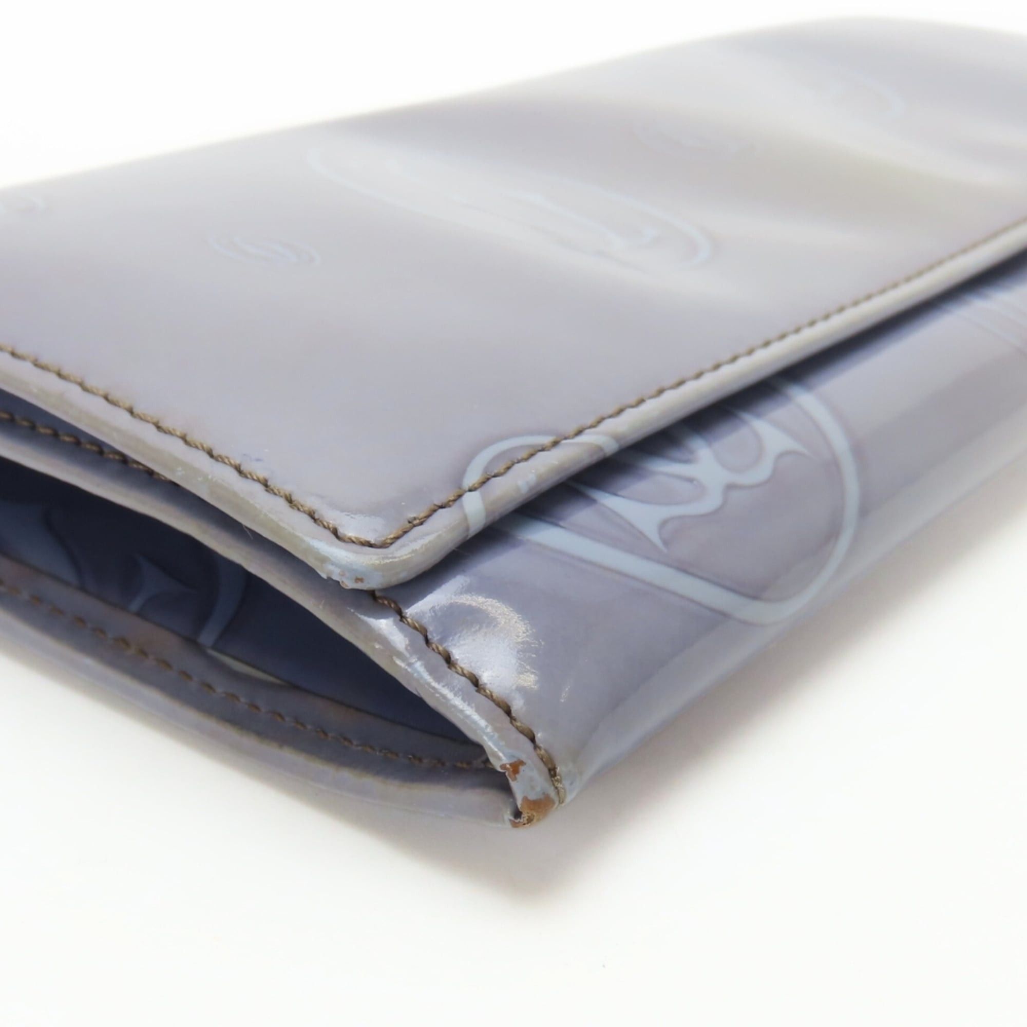 Cartier Cartier Happy Birthday Long Wallet L3001020, Calfskin Lavender/Purple Enamel Coating, Bifold, Women's Size ONE SIZE - 8 Thumbnail