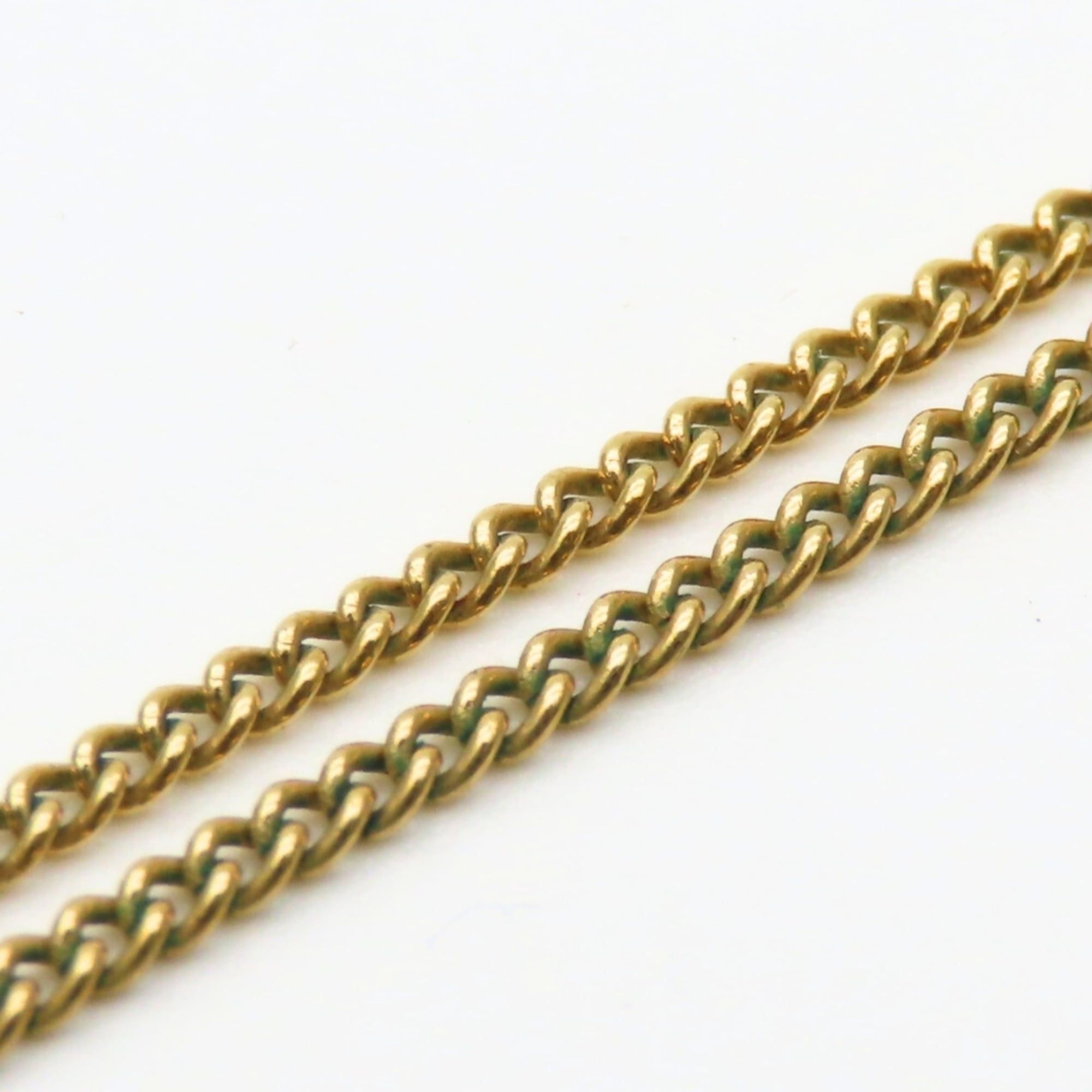 Dior Christian Dior CD logo necklace with metal rhinestones in gold GP plating for women. Size ONE SIZE - 7 Thumbnail
