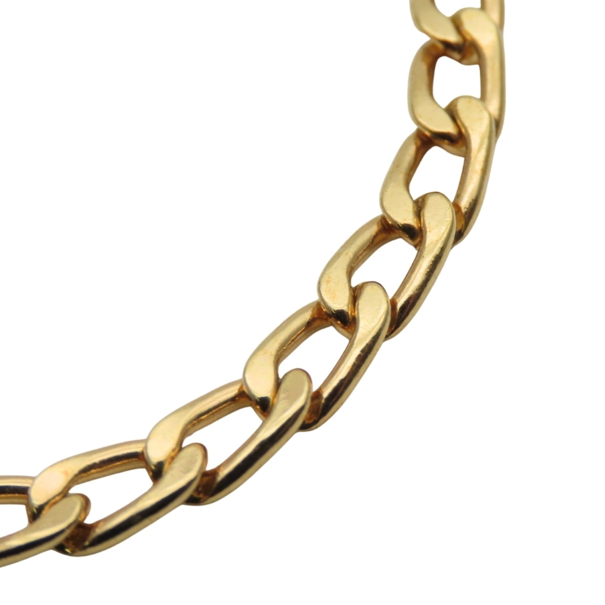 Dior Christian Dior bracelet, metal, gold chain, plated, women's, Size ONE SIZE - 3 Thumbnail