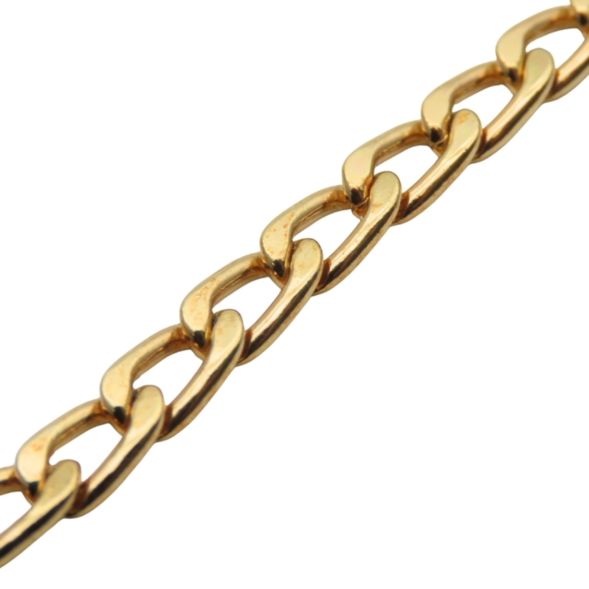 Dior Christian Dior bracelet, metal, gold chain, plated, women's, Size ONE SIZE - 4 Thumbnail