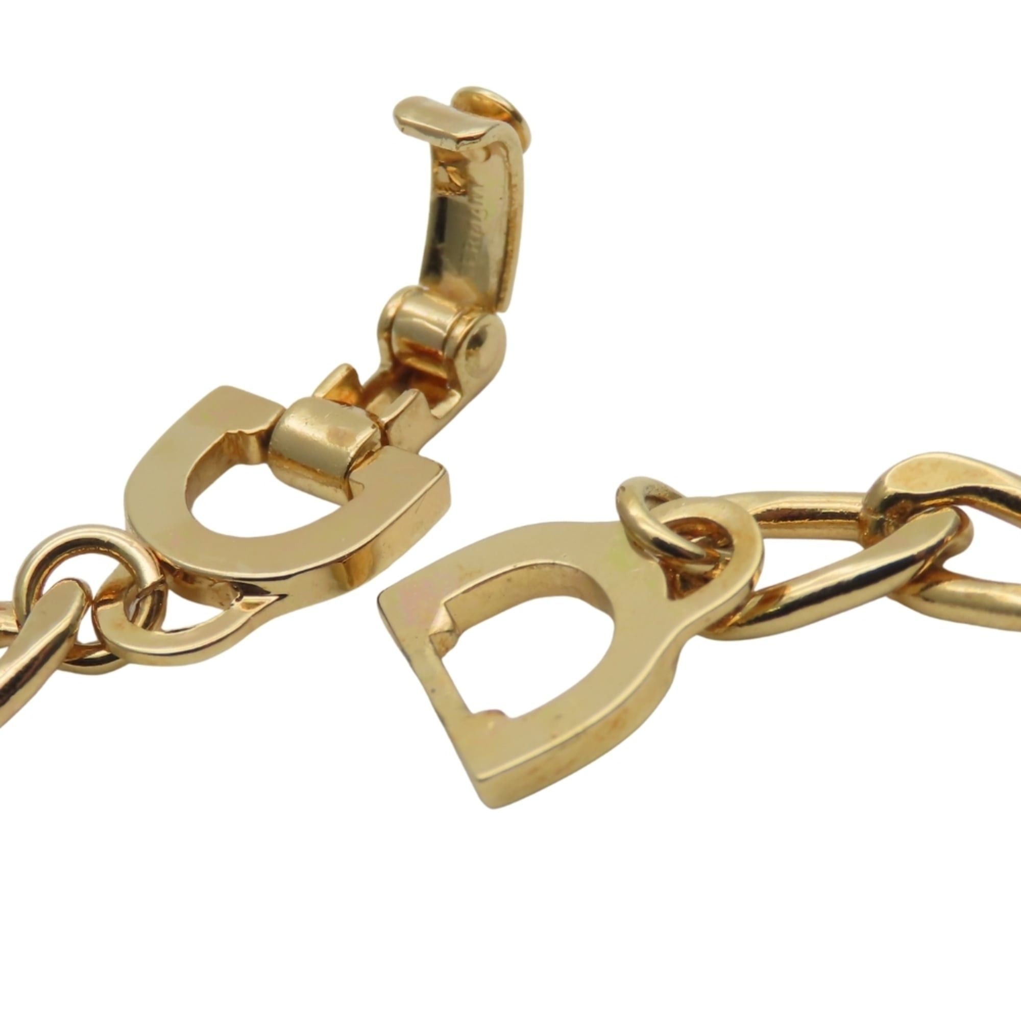 Dior Christian Dior bracelet, metal, gold chain, plated, women's, Size ONE SIZE - 6 Thumbnail