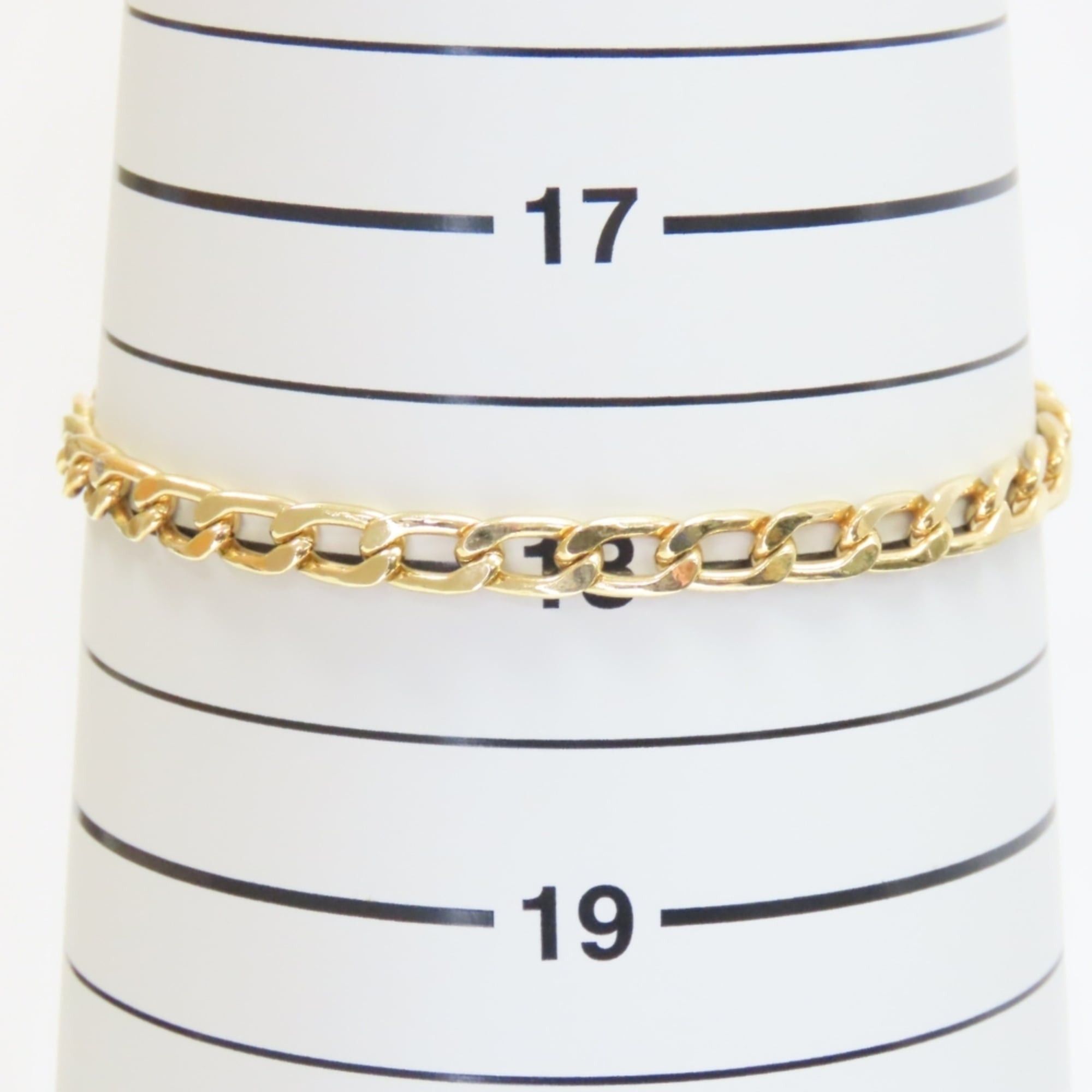 Dior Christian Dior bracelet, metal, gold chain, plated, women's, Size ONE SIZE - 9 Thumbnail