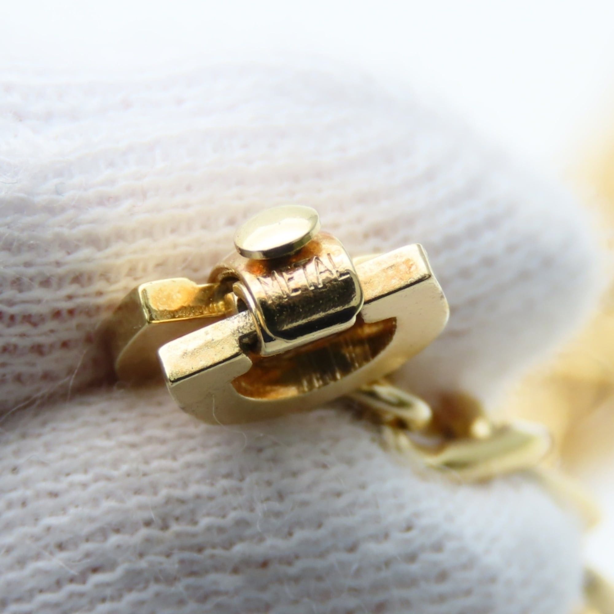 Dior Christian Dior necklace, long chain, metal, gold GP plated, women's. Size ONE SIZE - 7 Thumbnail