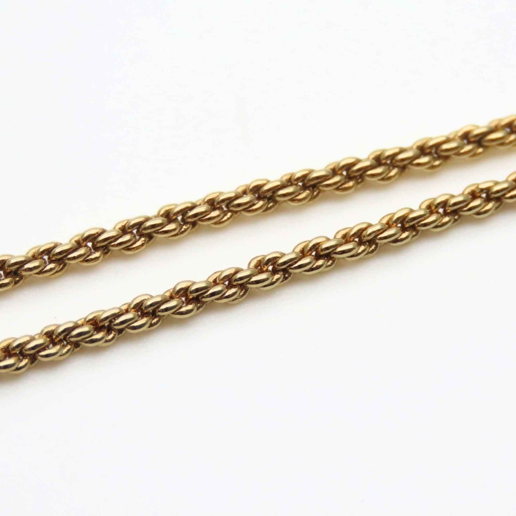 Dior Christian Dior CD logo necklace in gold GP plated metal for women. Size ONE SIZE - 6 Thumbnail