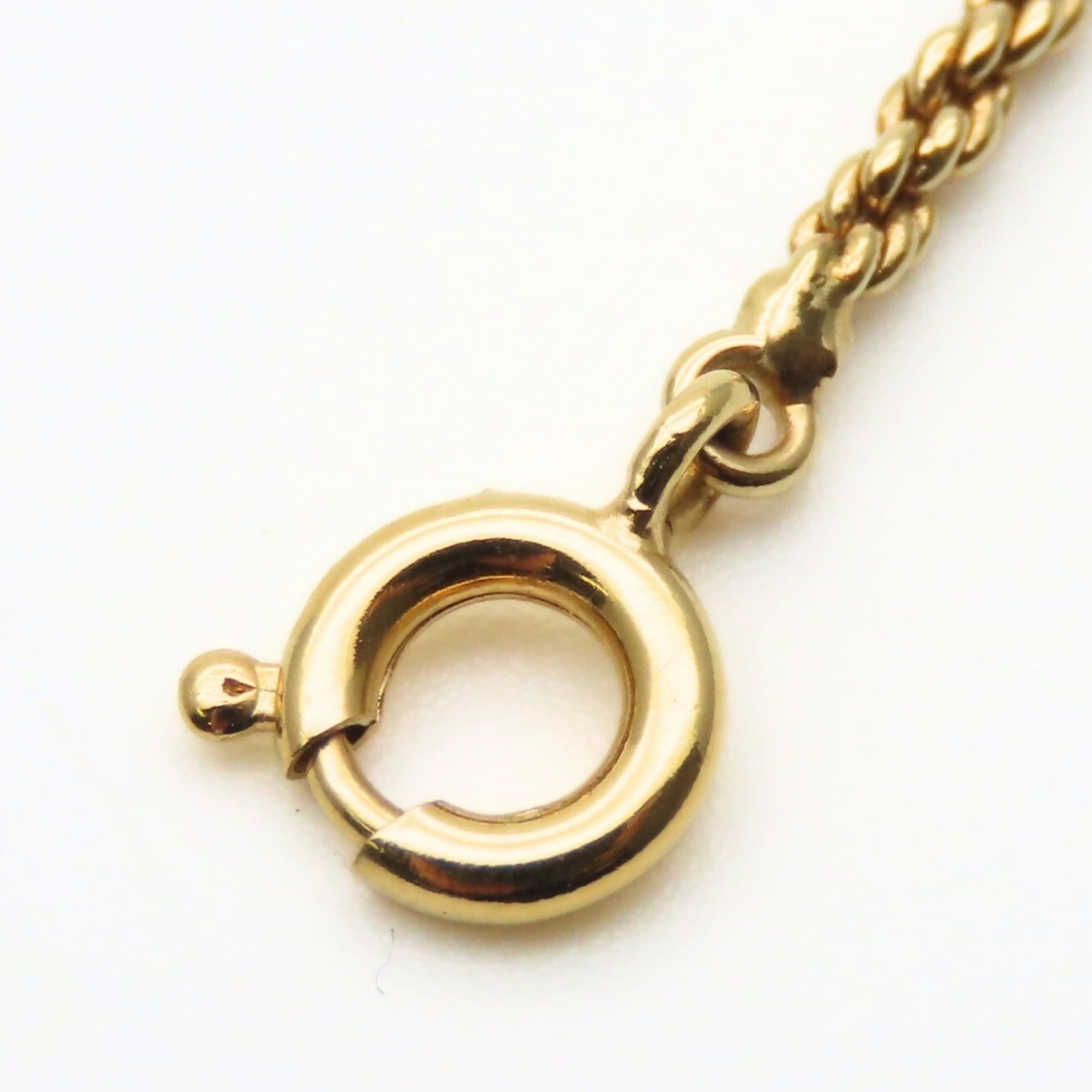 Dior Christian Dior CD logo necklace in gold GP plated metal for women. Size ONE SIZE - 9 Thumbnail