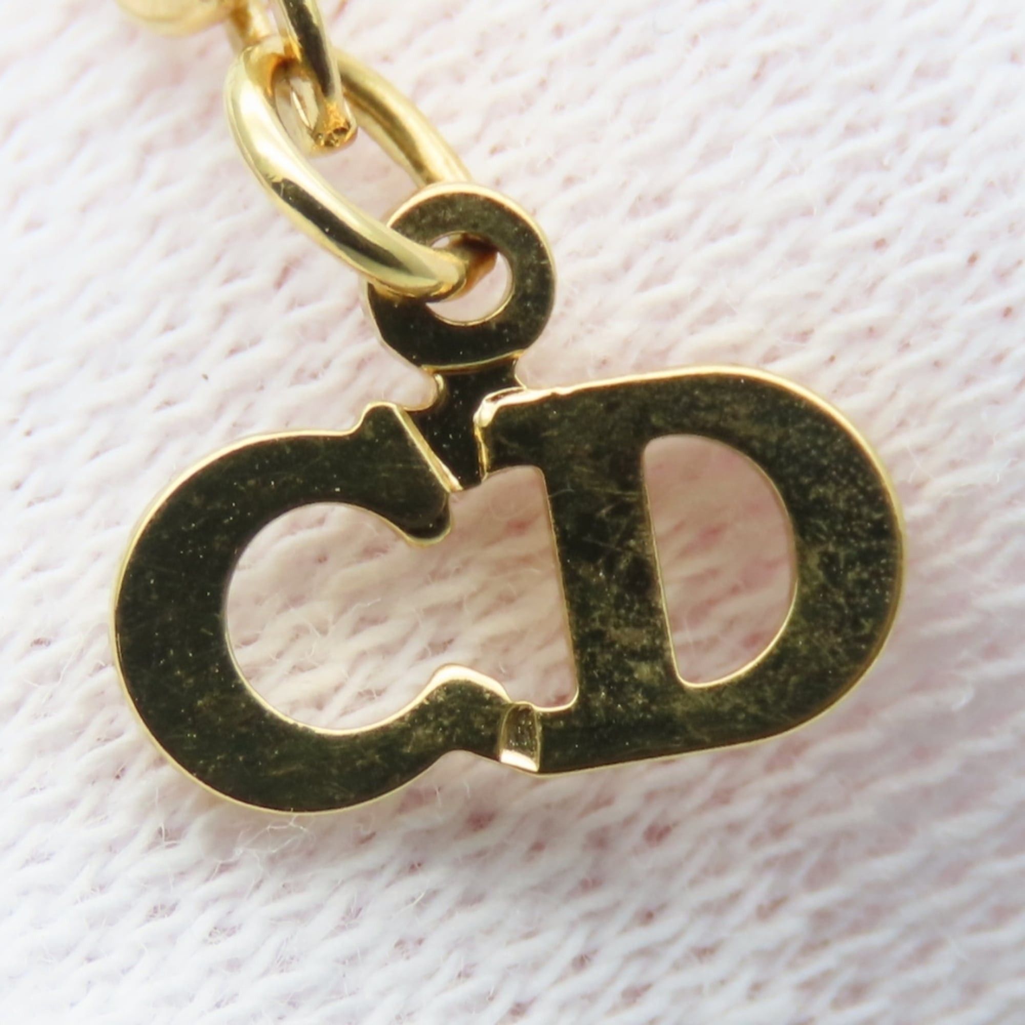Dior Christian Dior CD logo necklace in gold-plated metal. GP. Women's. Size ONE SIZE - 8 Thumbnail