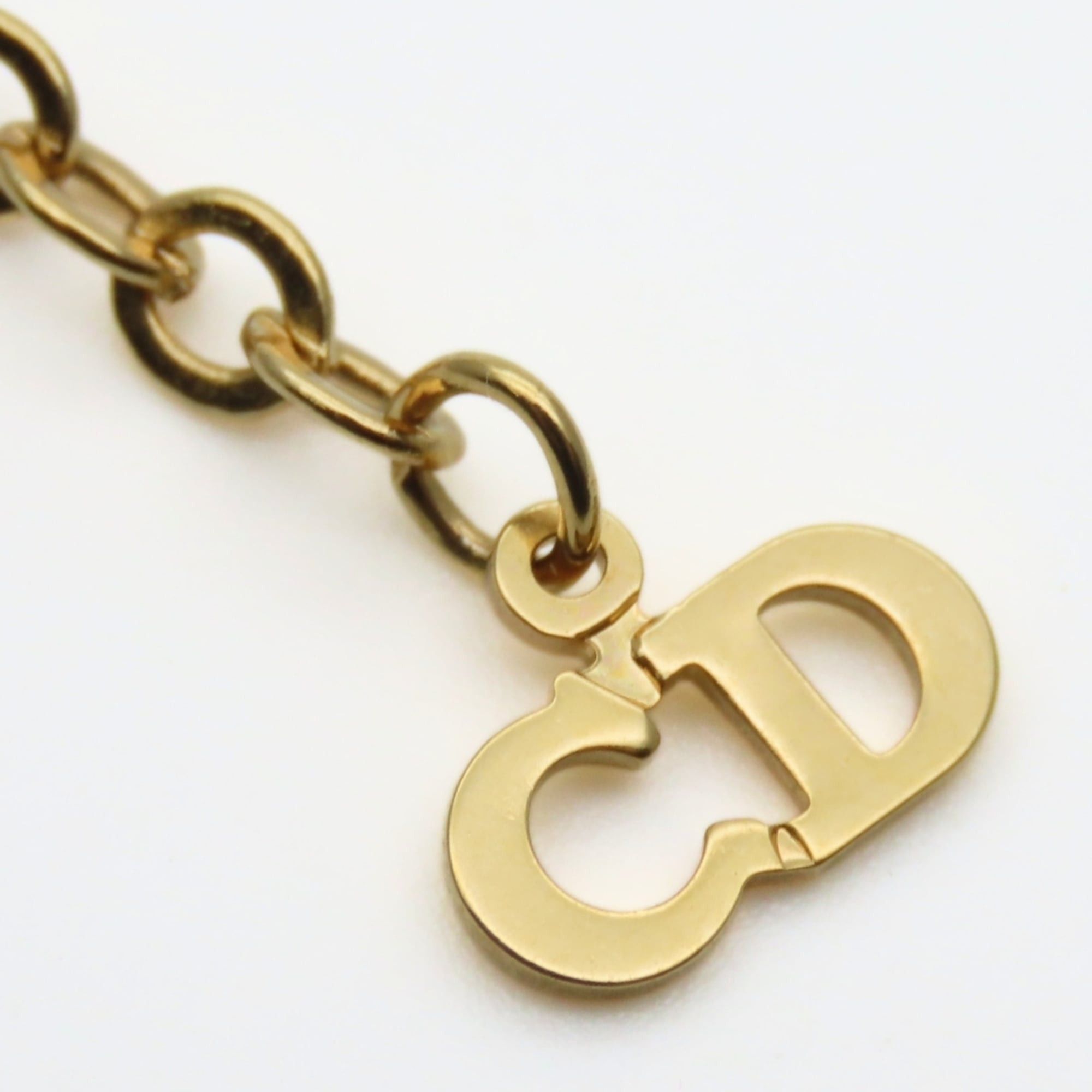 Dior Christian Dior CD logo necklace in gold-plated metal. GP. Women's. Size ONE SIZE - 7 Thumbnail