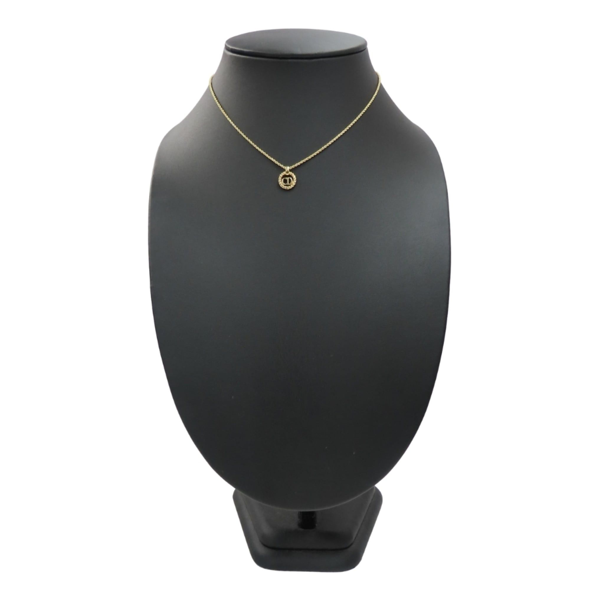 Dior Christian Dior CD logo necklace in gold-plated metal. GP. Women's. Size ONE SIZE - 12 Thumbnail