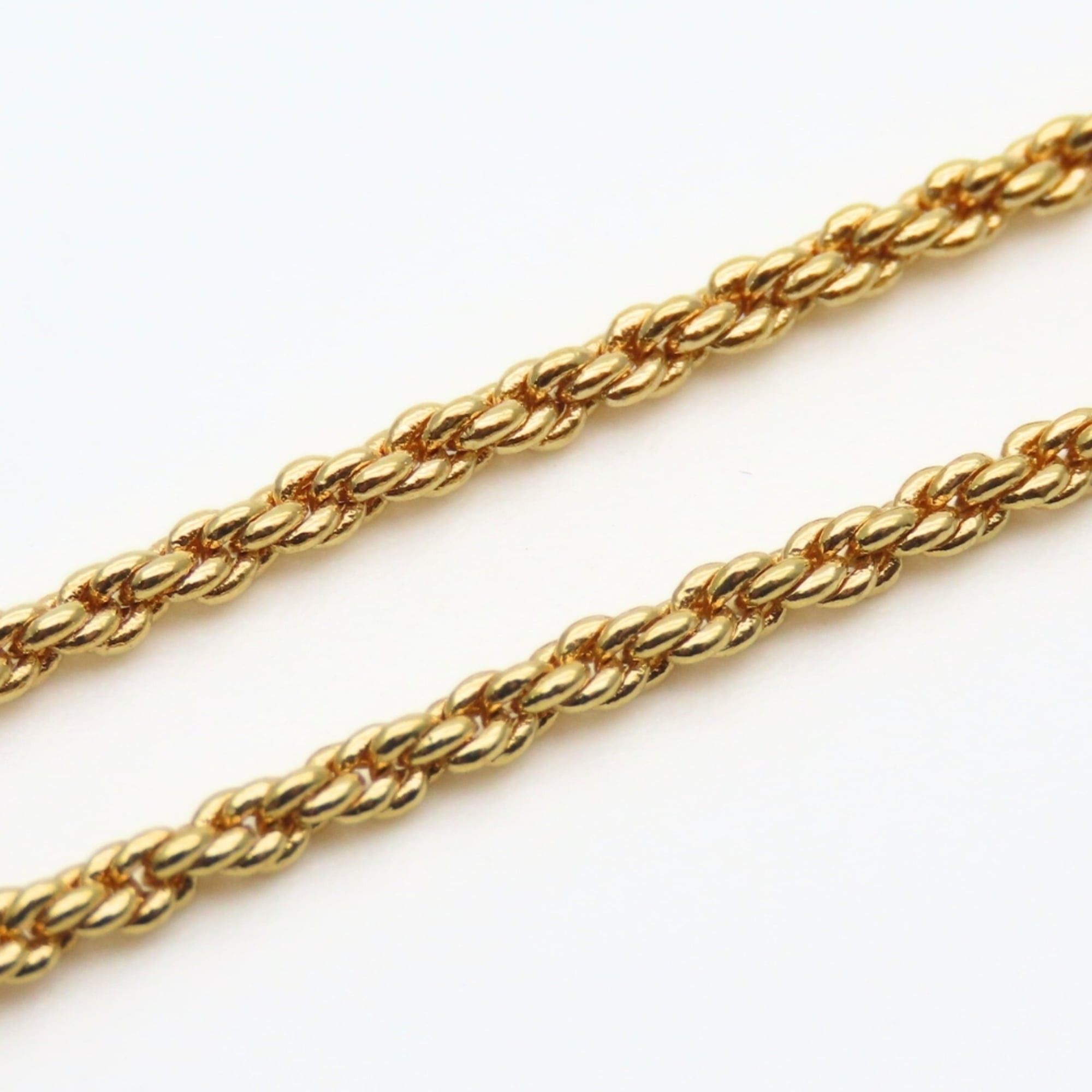 Dior Christian Dior CD logo necklace in gold-plated metal. GP. Women's. Size ONE SIZE - 6 Thumbnail