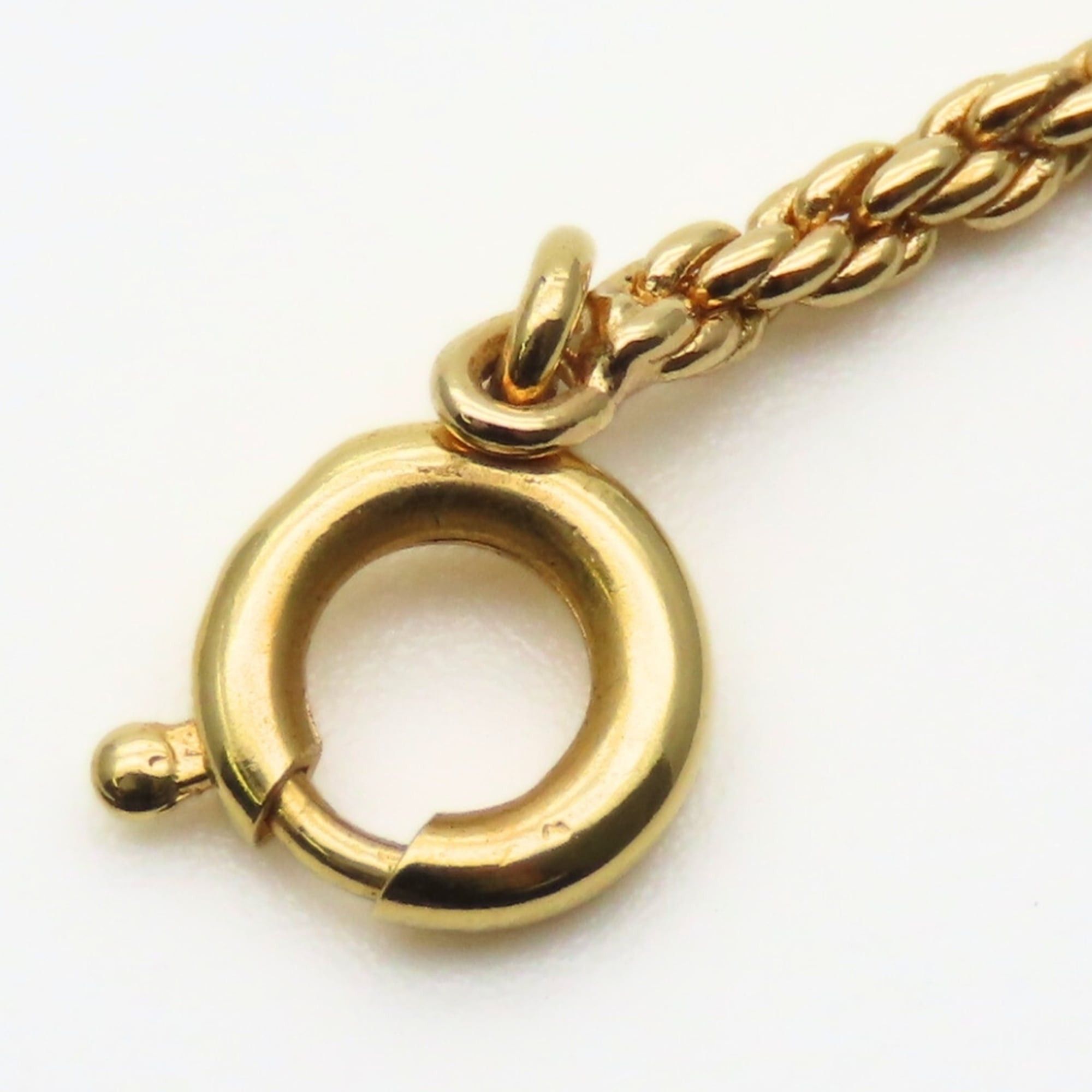 Dior Christian Dior CD Logo Twist Metal Necklace, Gold Plated, GP, Women's Size ONE SIZE - 9 Thumbnail