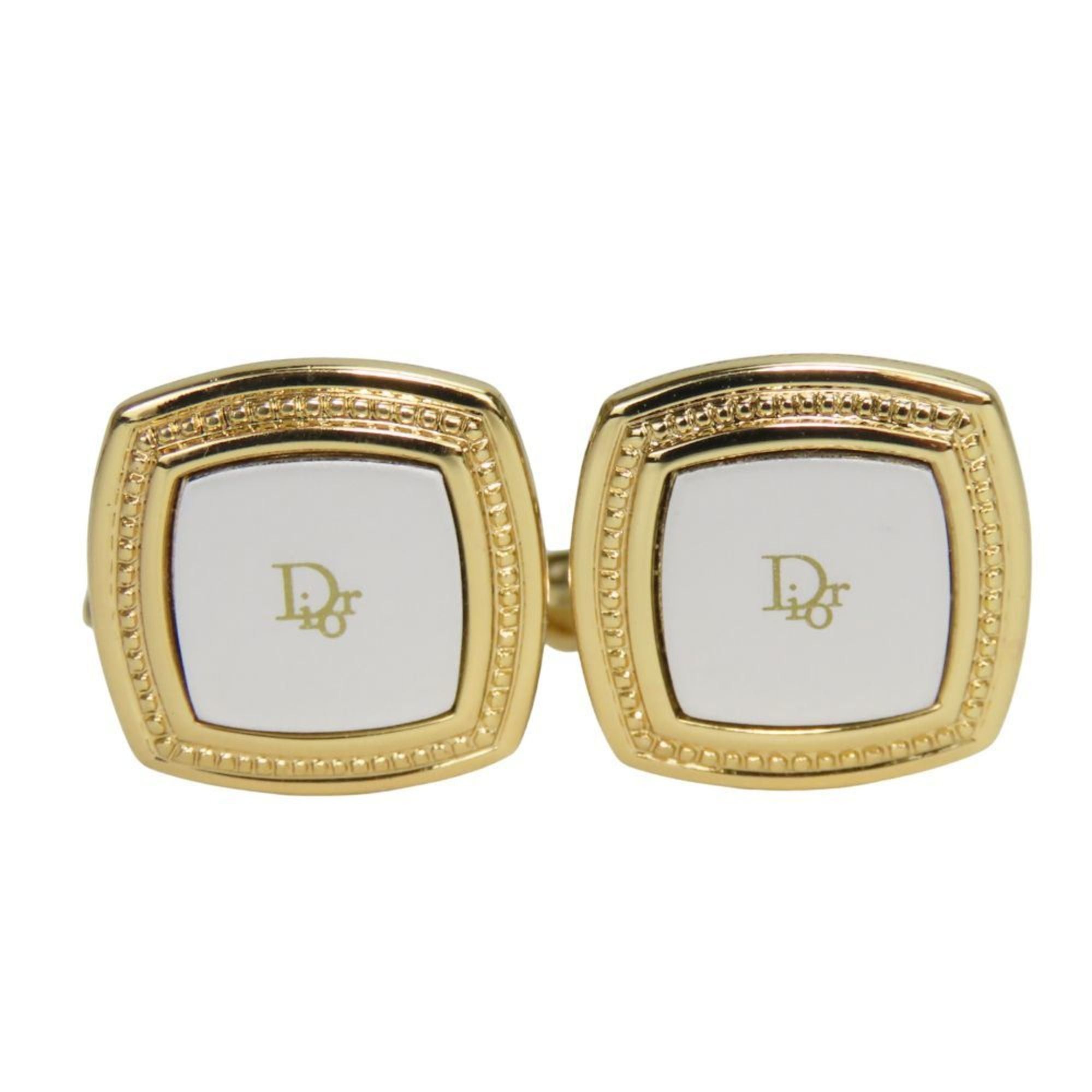 Dior Christian Dior Cufflinks Metal Gold Silver Men's Size ONE SIZE - 2 Thumbnail