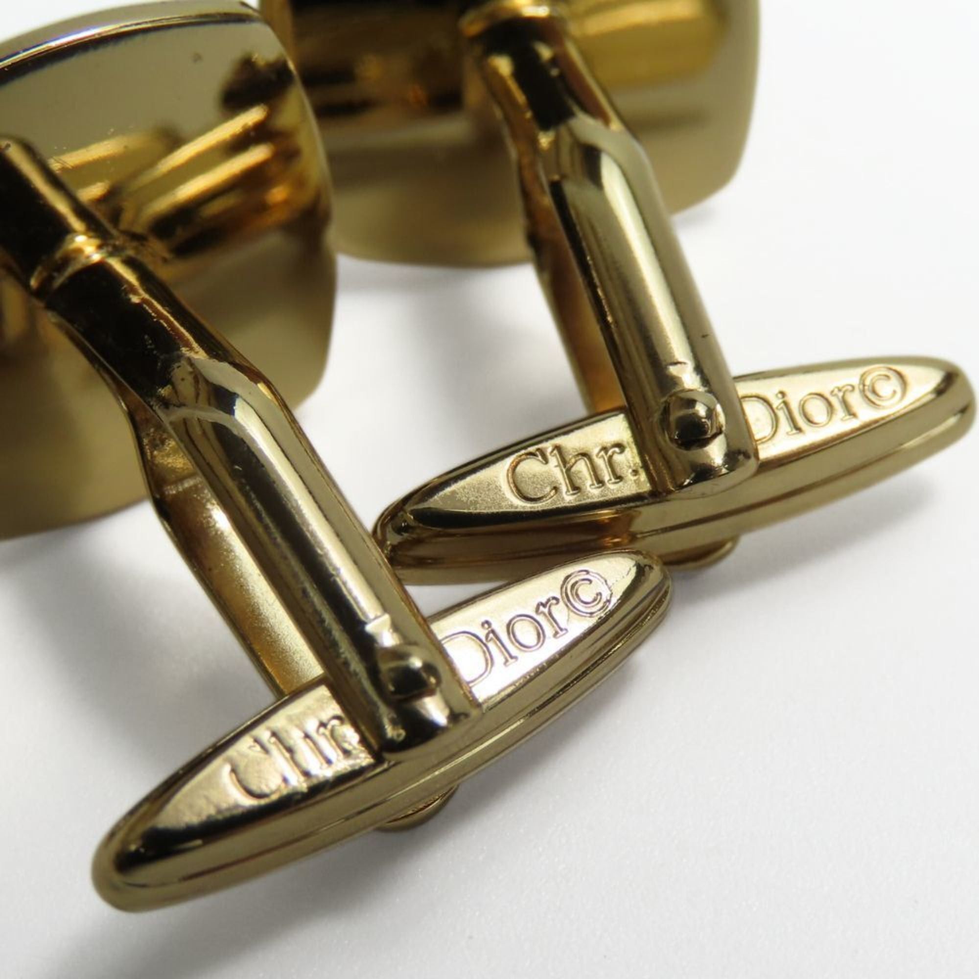 Dior Christian Dior Cufflinks Metal Gold Silver Men's Size ONE SIZE - 7 Thumbnail