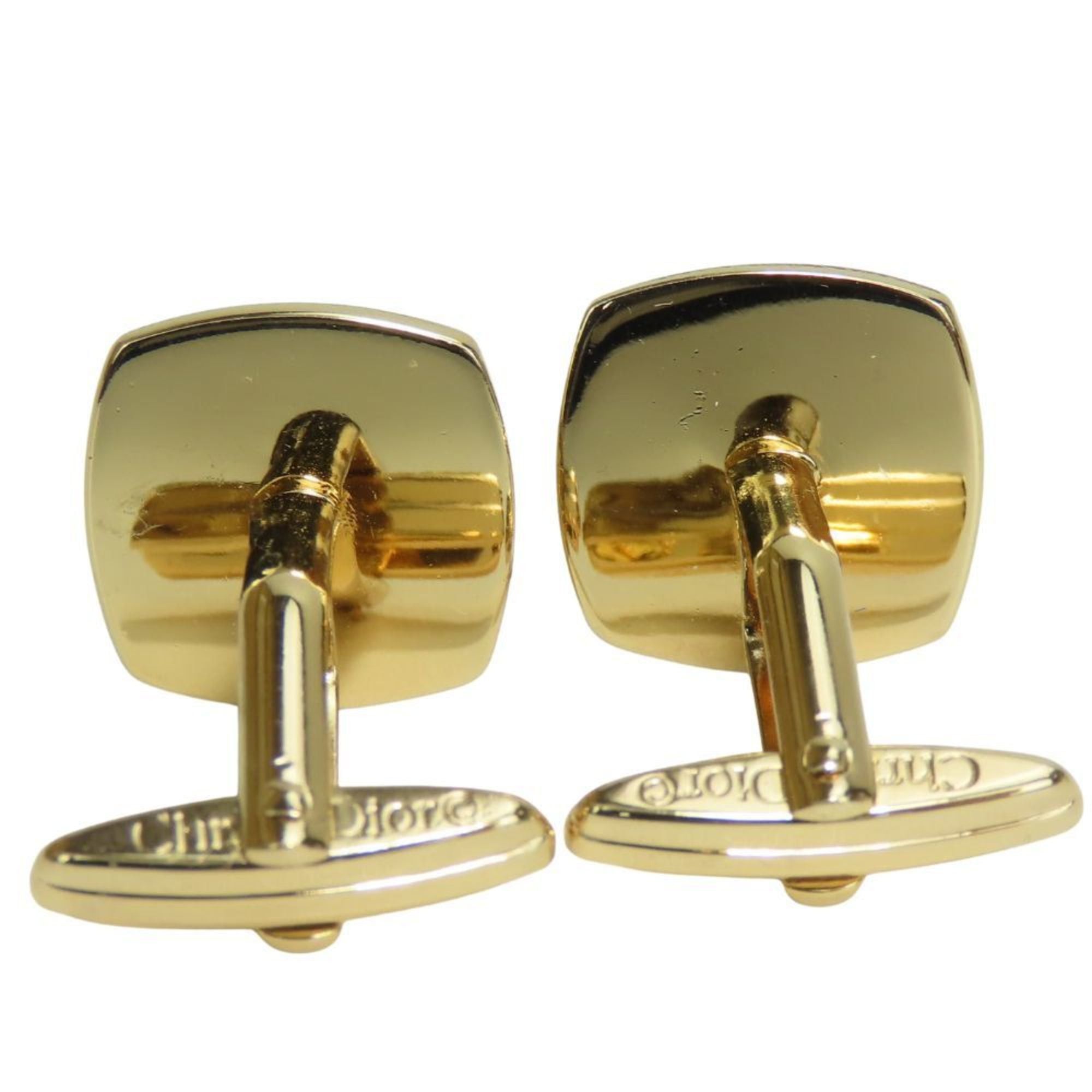 Dior Christian Dior Cufflinks Metal Gold Silver Men's Size ONE SIZE - 4 Thumbnail