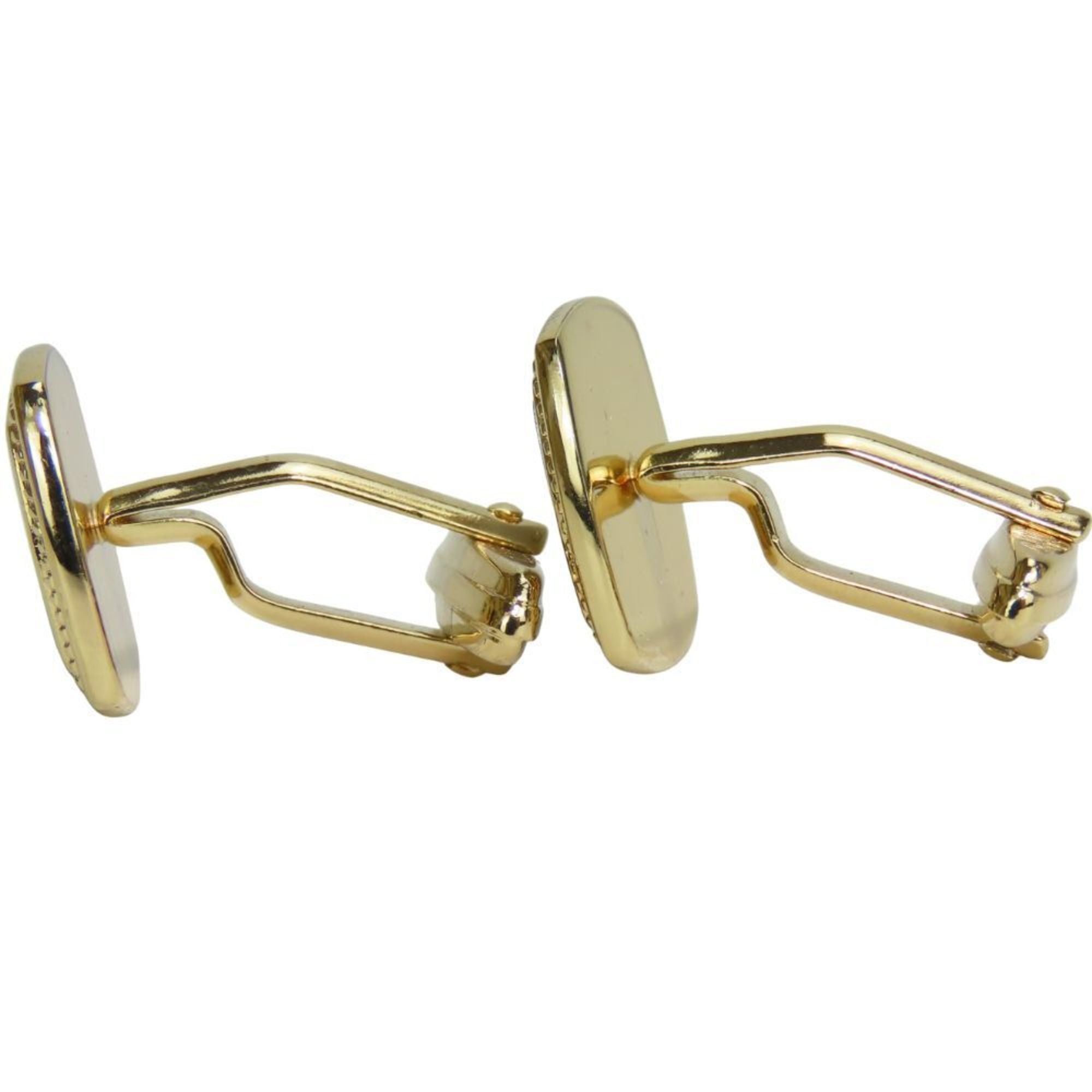 Dior Christian Dior Cufflinks Metal Gold Silver Men's Size ONE SIZE - 3 Thumbnail