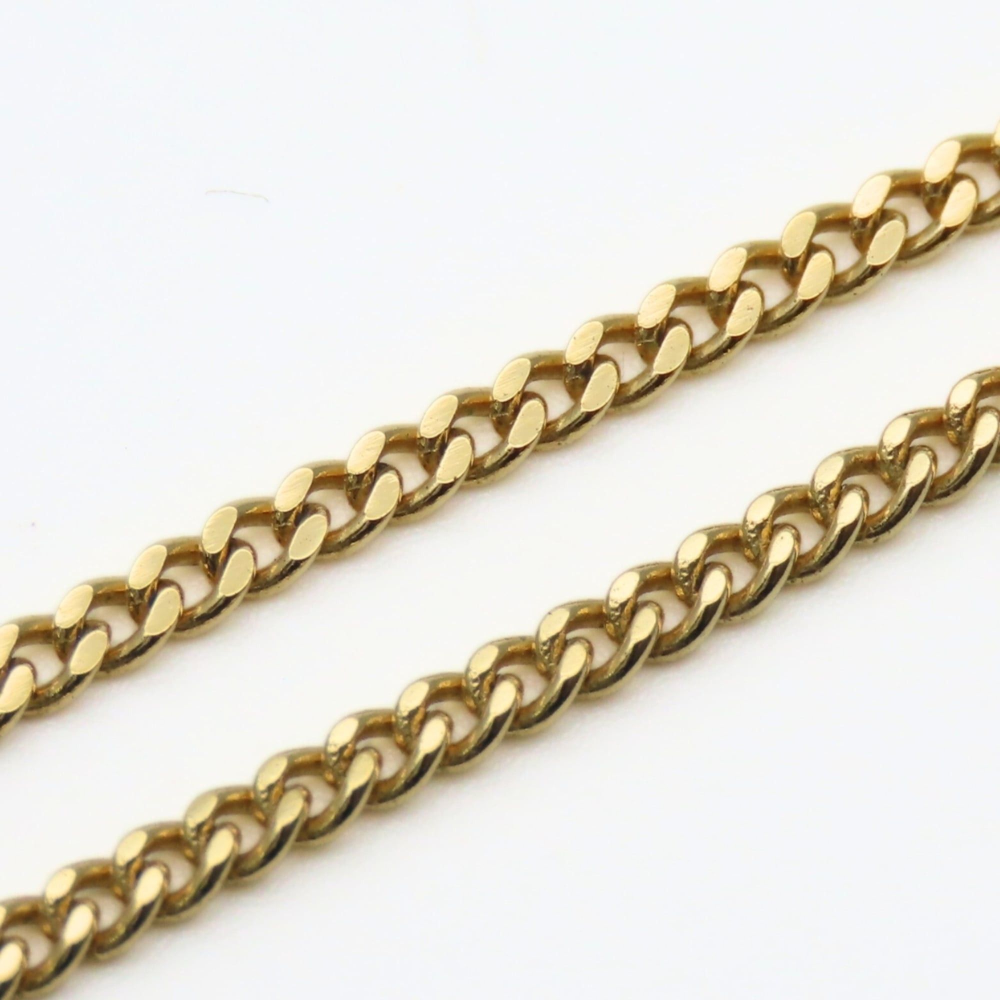 Dior Christian Dior CD logo necklace in gold GP plated metal for women. Size ONE SIZE - 7 Thumbnail