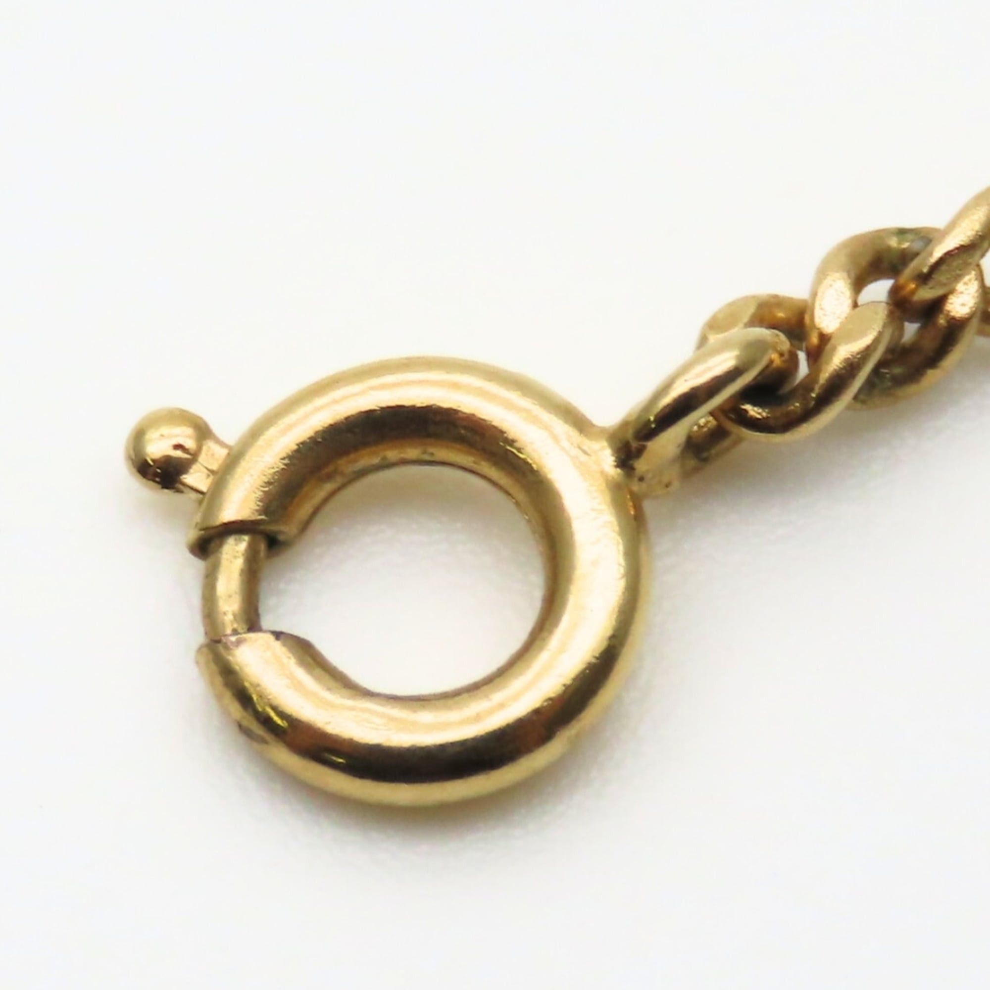Dior Christian Dior CD logo metal necklace with rhinestones and gold-plated GP. Women's. Size ONE SIZE - 11 Thumbnail