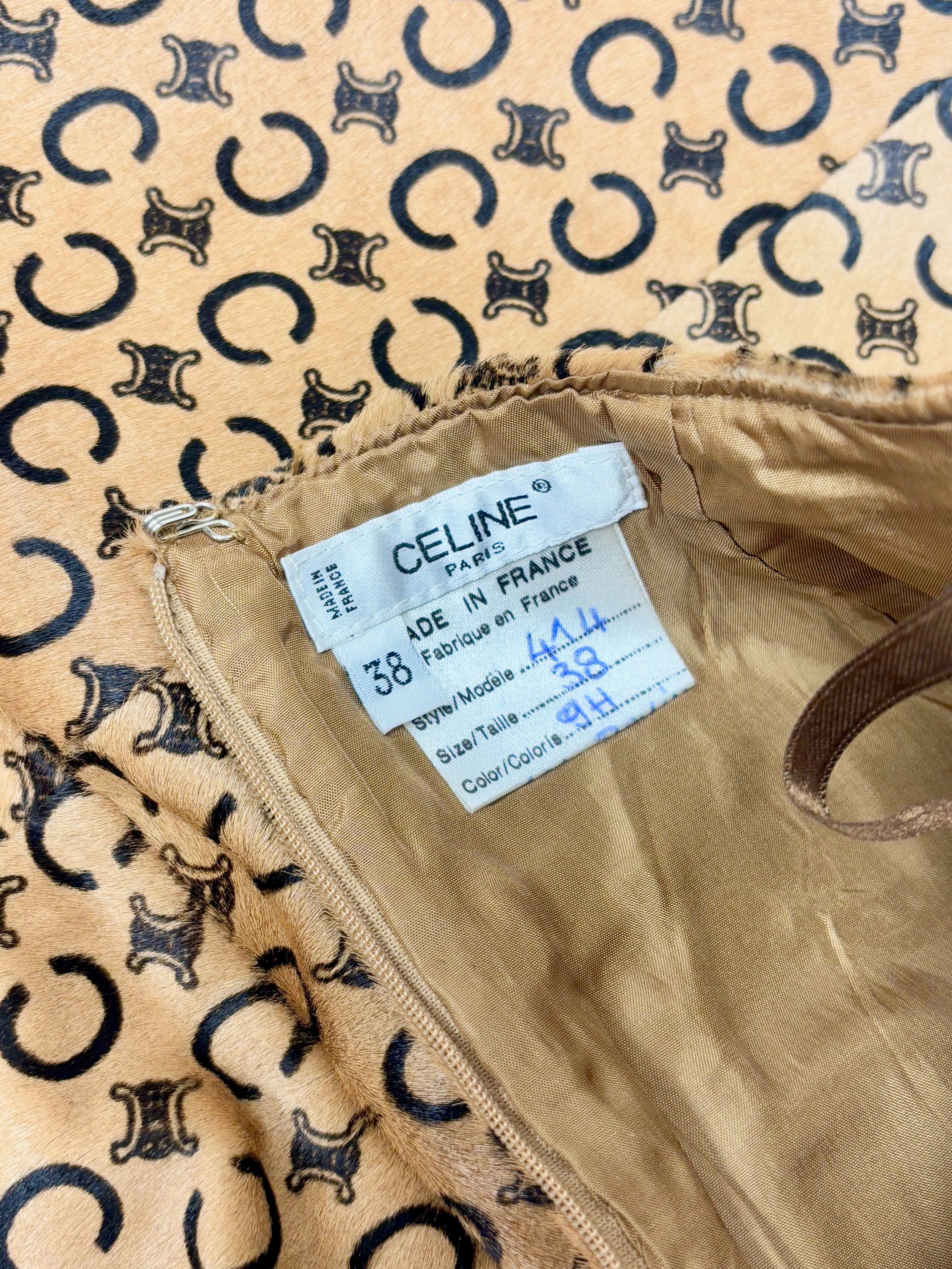 Celine CÉLINE Jupe Triomphe Size 25" / US 0 / IT 36 - 7 Thumbnail