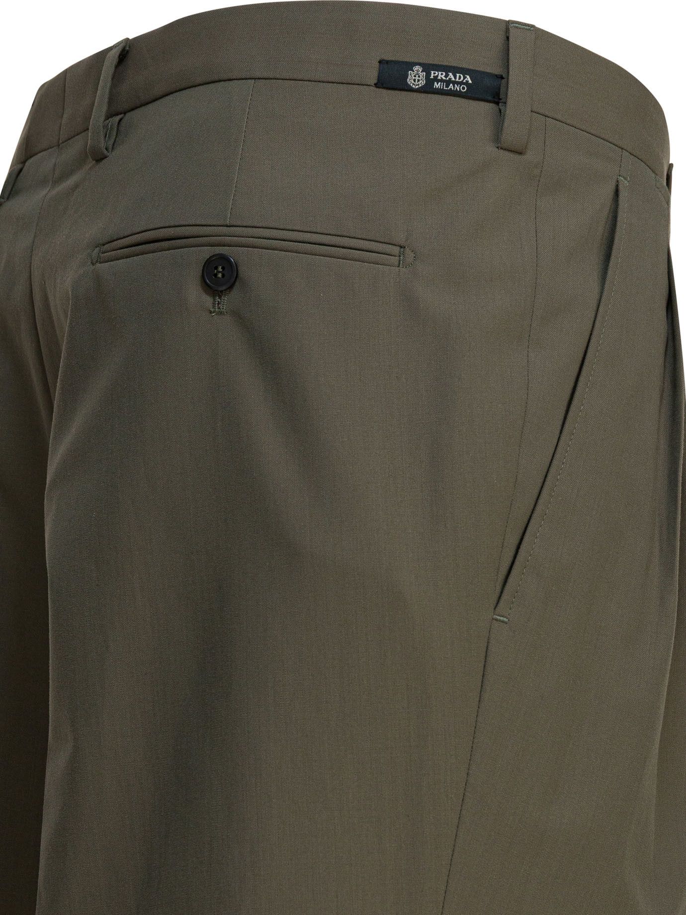 Prada Prada Wool Wide-Leg Pants tag size 50 Men - USA Duties Paid Size US 34 / EU 50 - 4 Thumbnail