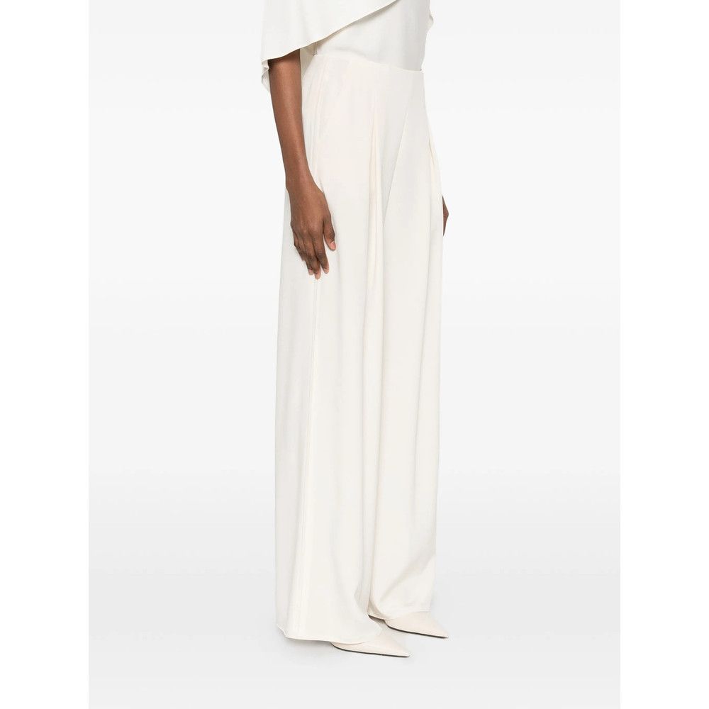 Max Mara Max Mara NEUTRALS Trousers - Palazzo Pants Size 27" / US 4 / IT 40 - 4 Thumbnail