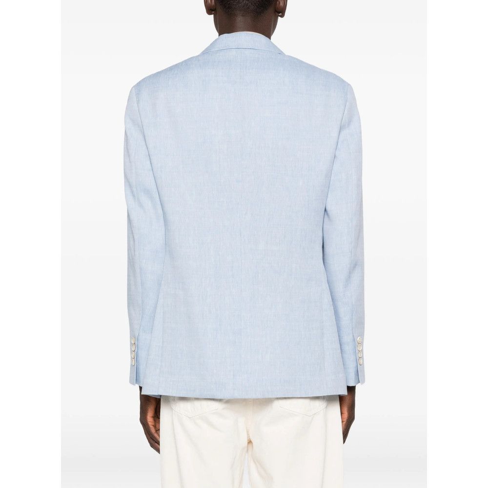 Brunello Cucinelli Brunello Cucinelli BLUE Jackets - Blazers Size US XL / EU 56 / 4 - 2 Thumbnail