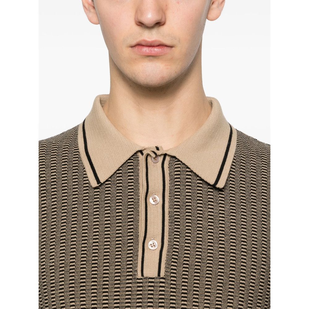 Tagliatore Tagliatore BROWN Polo Shirts Size US M / EU 48-50 / 2 - 2 Thumbnail