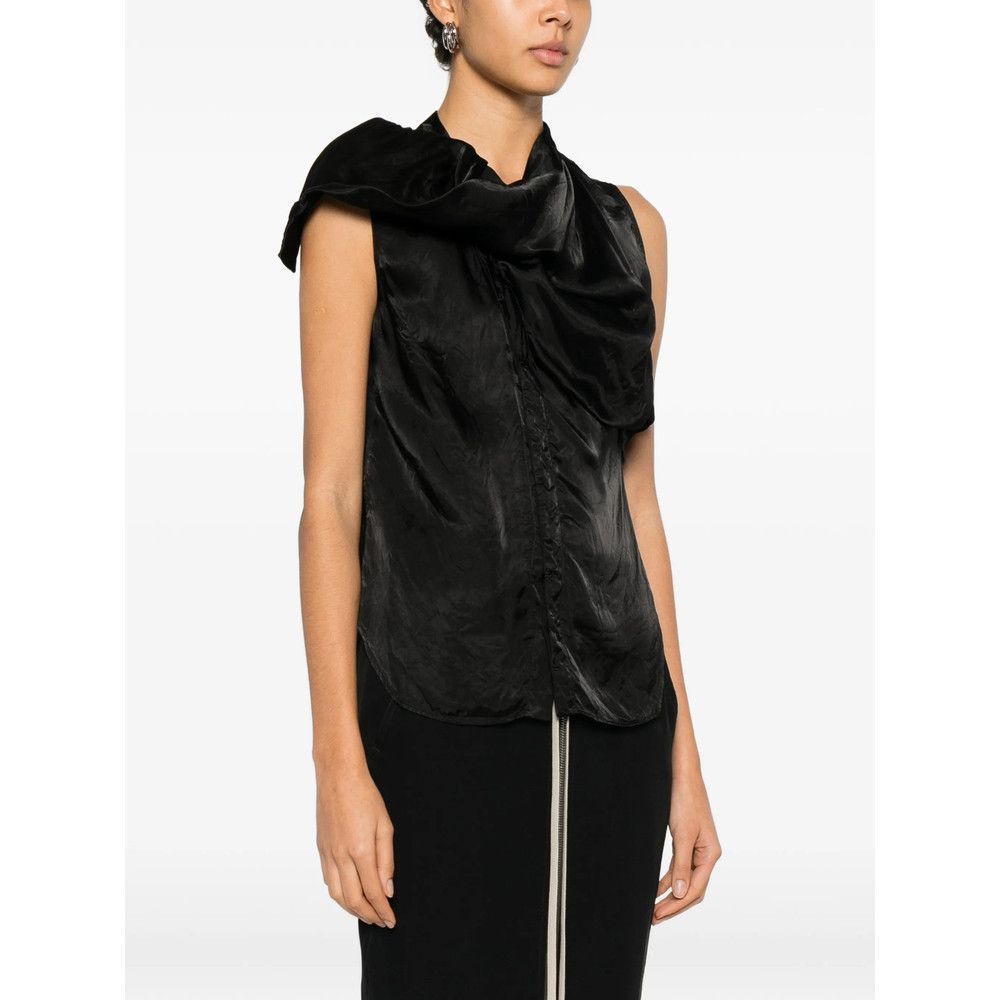 Rick Owens Rick Owens BLACK Tops - Blouses Size S / US 4 / IT 40 - 2 Thumbnail