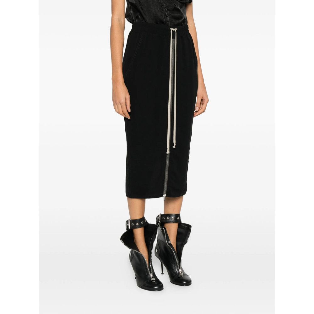 Rick Owens Rick Owens BLACK Skirts - Straight Skirts Size 27" / US 4 / IT 40 - 3 Thumbnail