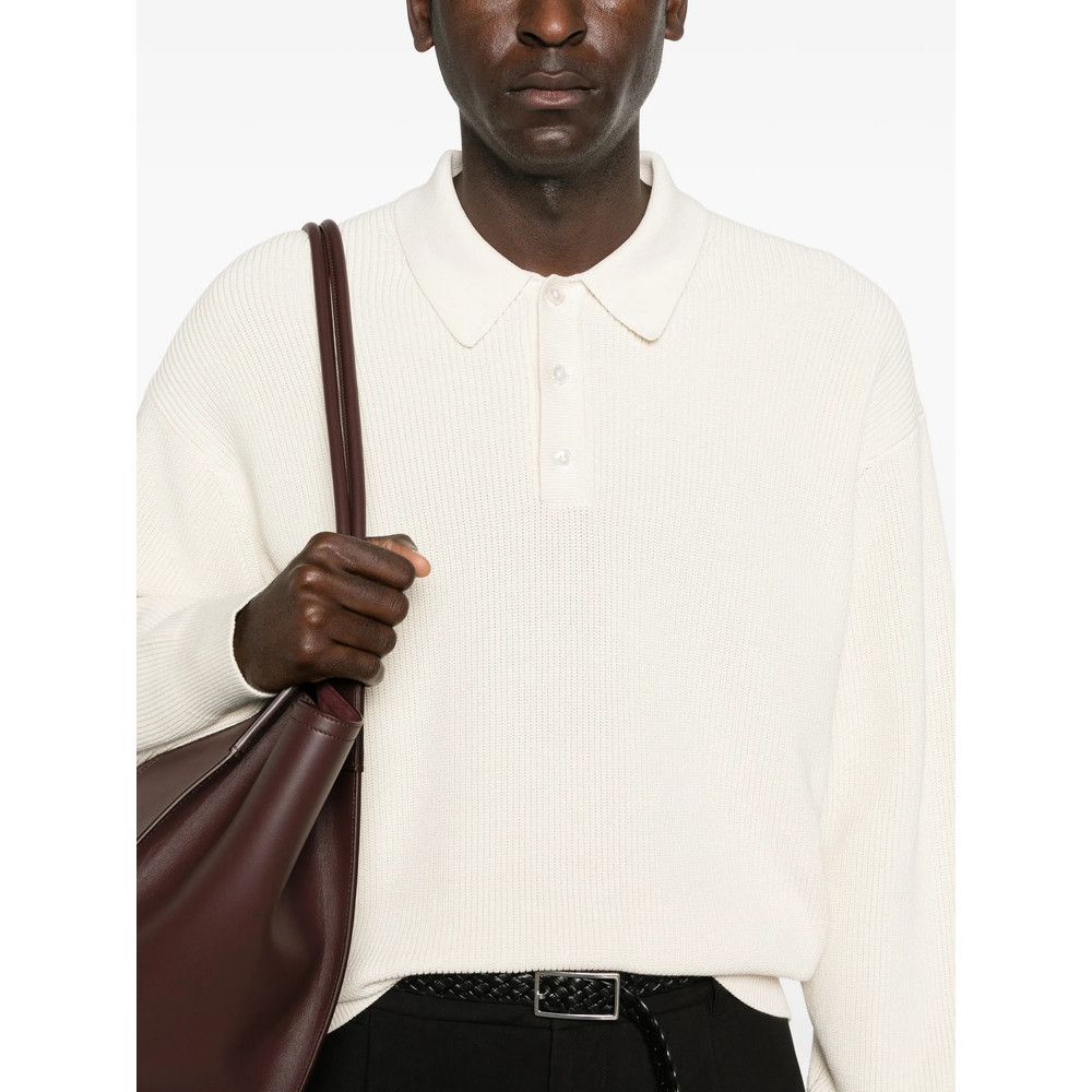 Studio Nicholson Studio Nicholson NEUTRALS Polo Shirts Size US L / EU 52-54 / 3 - 2 Thumbnail