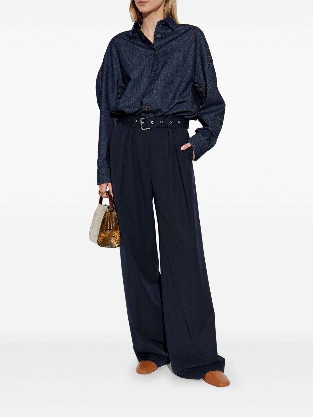 Dries Van Noten CASIO DENIM SHIRT Size M / US 6-8 / IT 42-44 - 2 Thumbnail