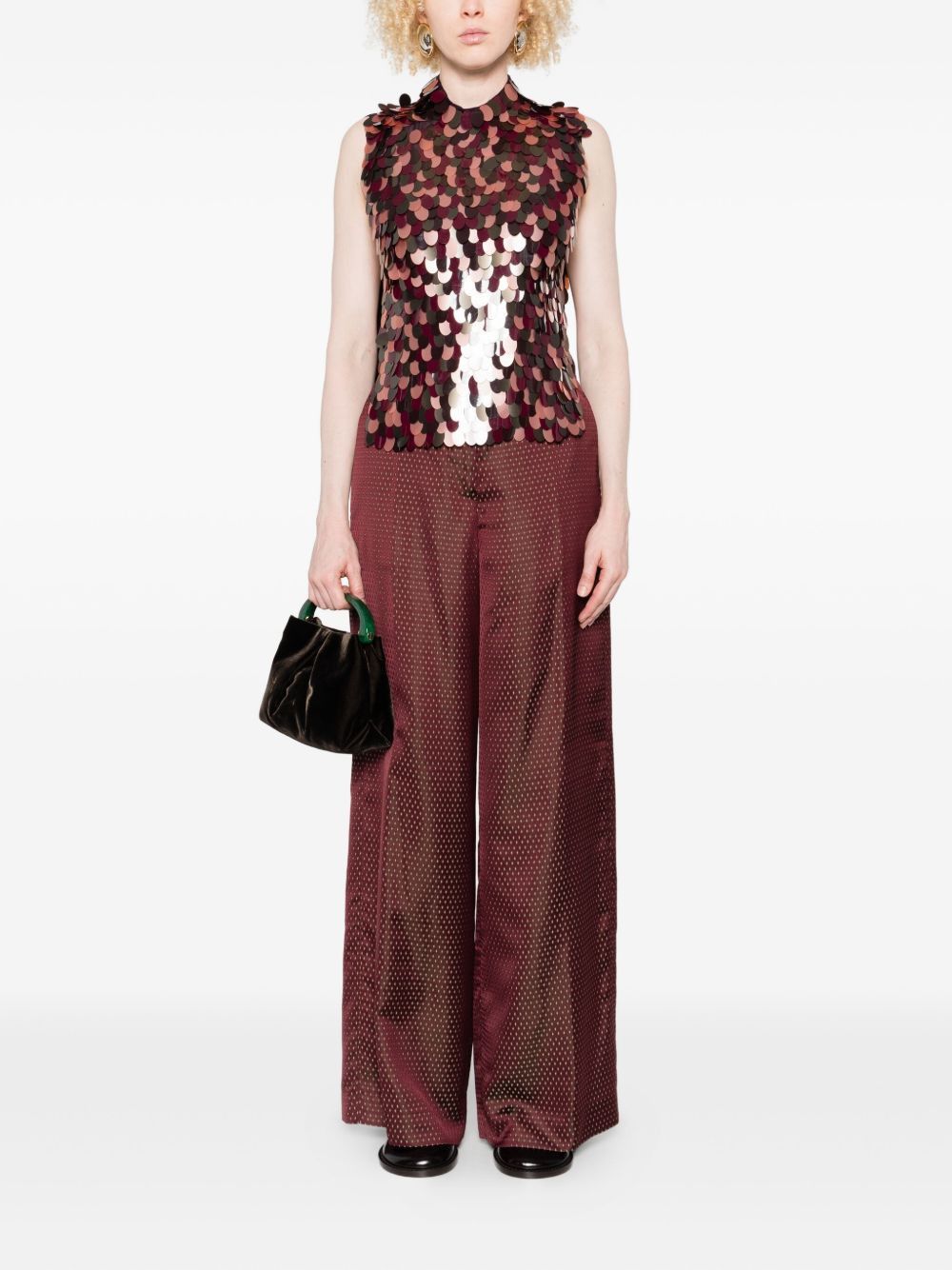 Dries Van Noten PENN COTTON TROUSERS Size 26" / US 2 / IT 38 - 3 Thumbnail