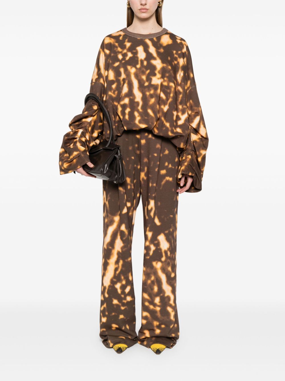 Dries Van Noten HANNET PRINTED COTTON SWEATSHIRT Size S / US 4 / IT 40 - 4 Thumbnail