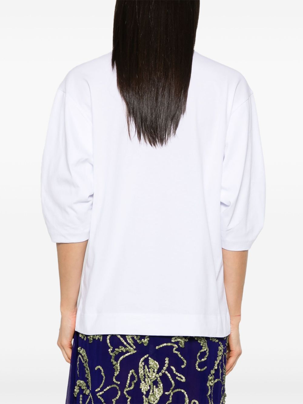 Dries Van Noten HEYNET COTTON T-SHIRT Size L / US 10 / IT 46 - 3 Thumbnail