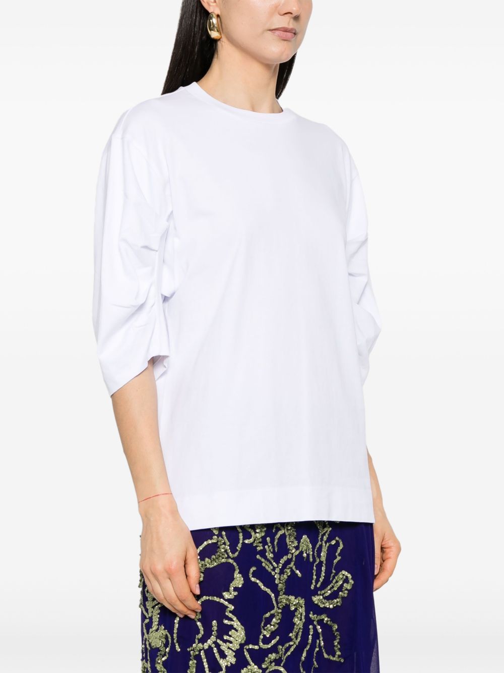 Dries Van Noten HEYNET COTTON T-SHIRT Size L / US 10 / IT 46 - 4 Thumbnail