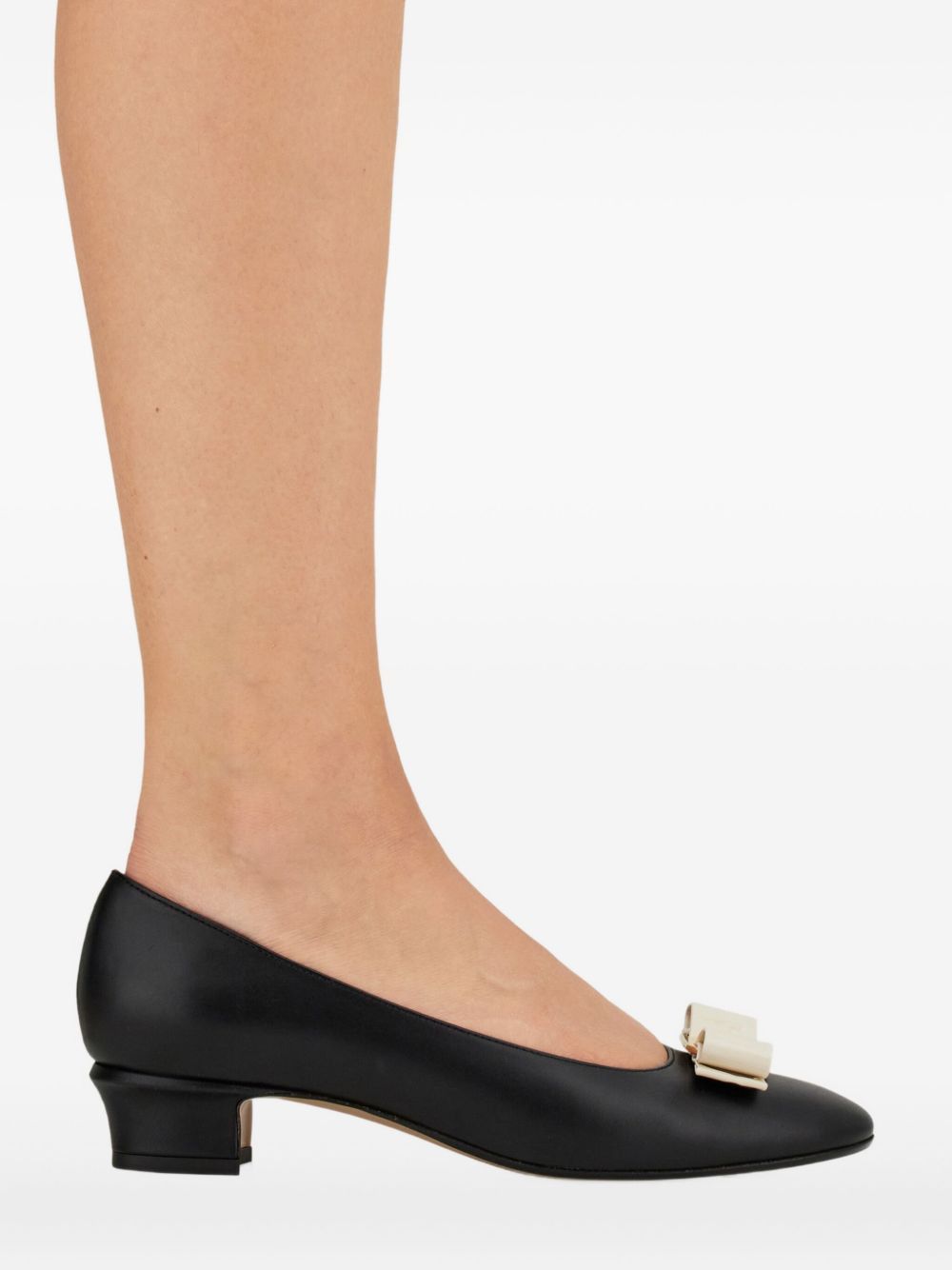 Salvatore Ferragamo VARA LEATHER PUMPS Size US 6 / IT 36 - 5 Thumbnail