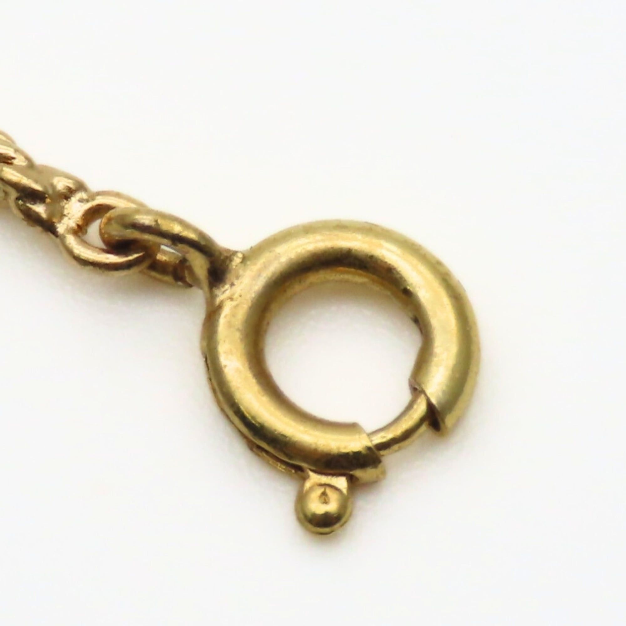 Dior Christian Dior CD Logo Twist Metal Necklace, Gold Plated, GP, Women's Size ONE SIZE - 9 Thumbnail