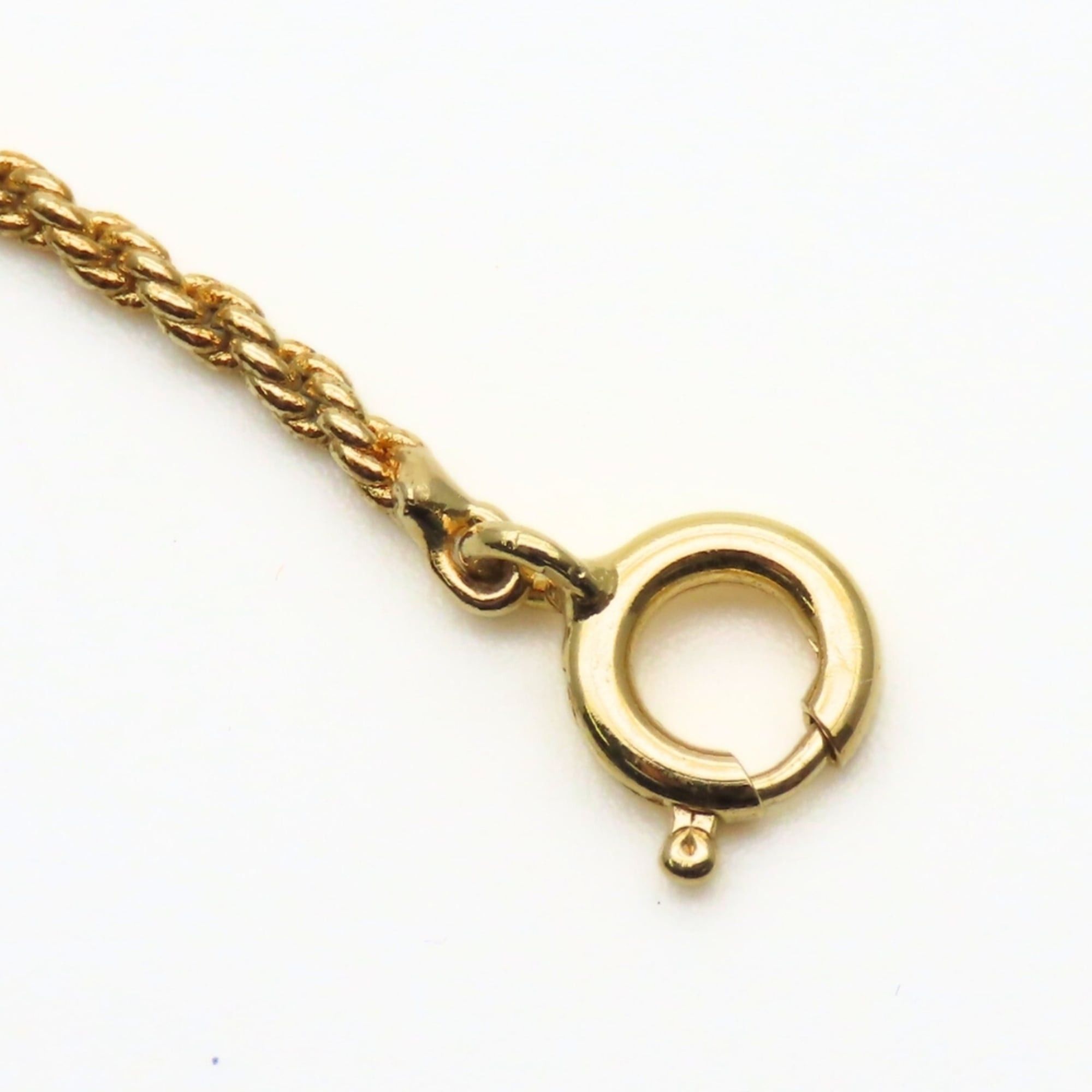 Dior Christian Dior CD Logo Twist Metal Necklace, Gold Plated, GP, Women's Size ONE SIZE - 9 Thumbnail