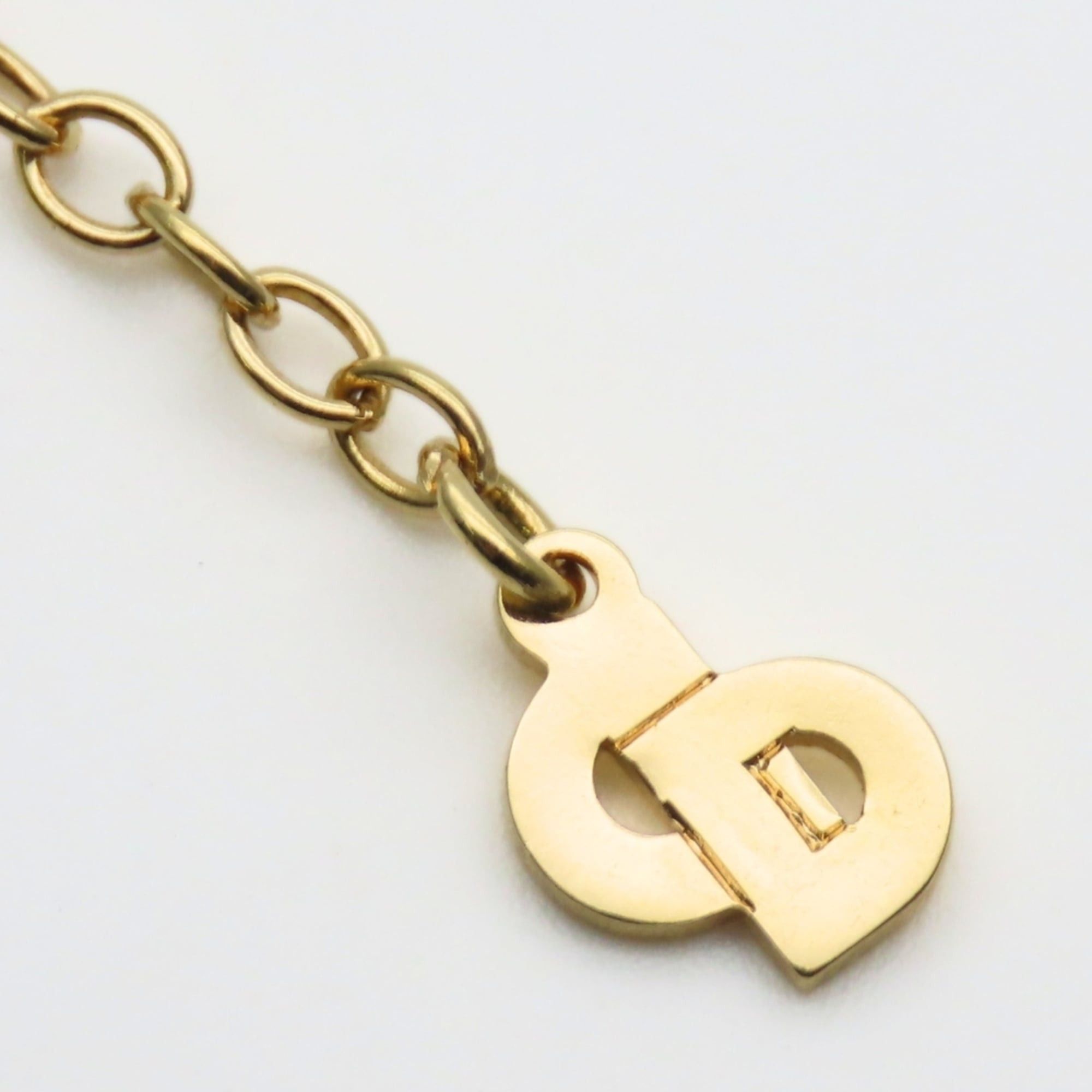 Dior Christian Dior CD logo necklace in gold-plated metal. GP. Women's. Size ONE SIZE - 7 Thumbnail