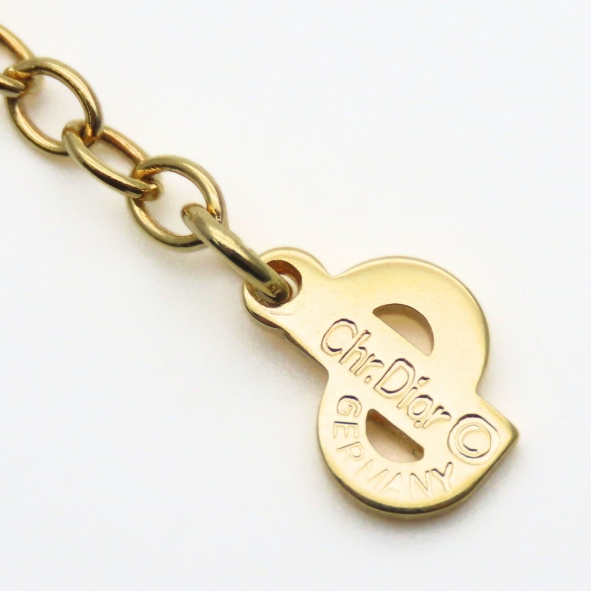 Dior Christian Dior CD logo necklace in gold-plated metal. GP. Women's. Size ONE SIZE - 8 Thumbnail