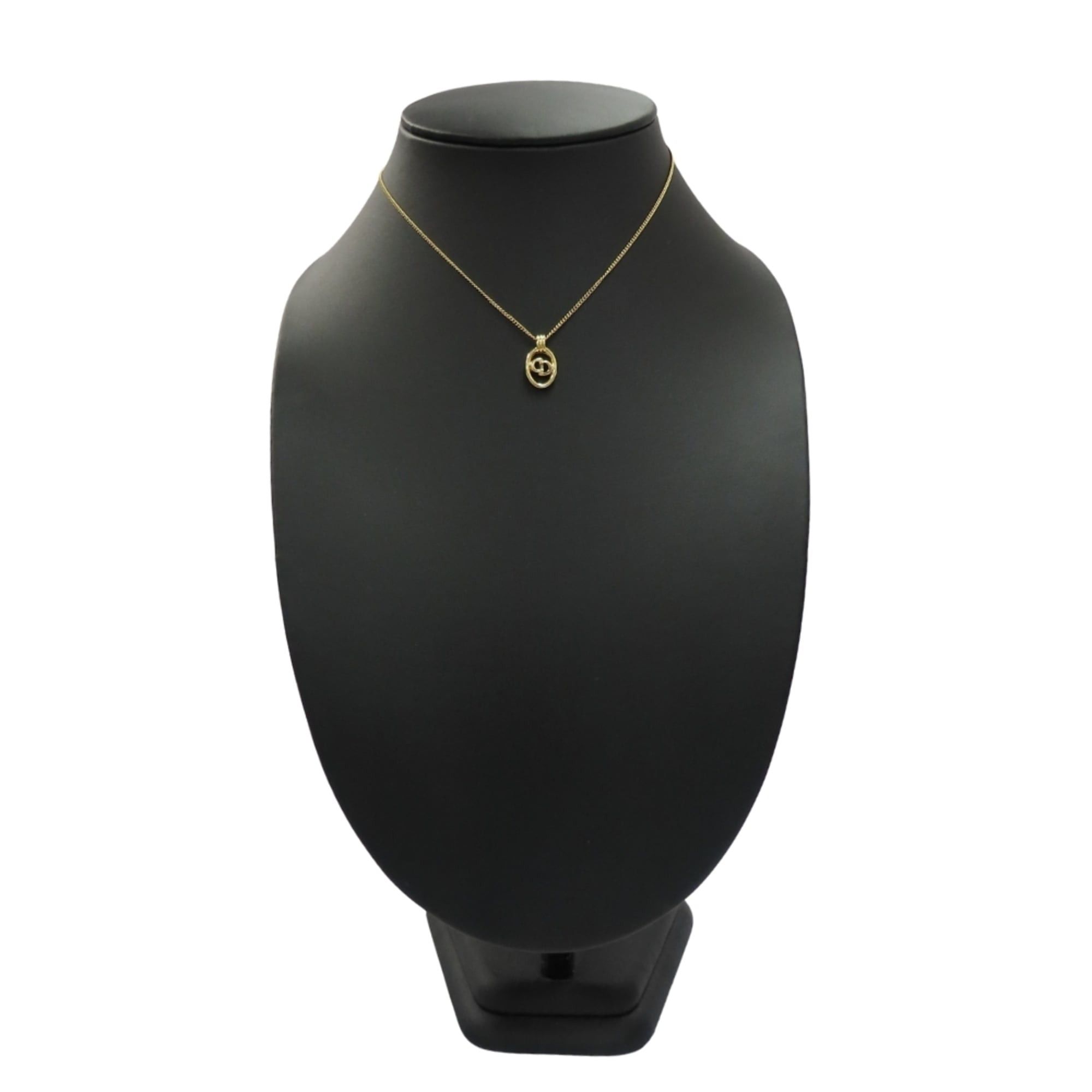 Dior Christian Dior CD logo necklace in gold-plated metal. GP. Women's. Size ONE SIZE - 12 Thumbnail