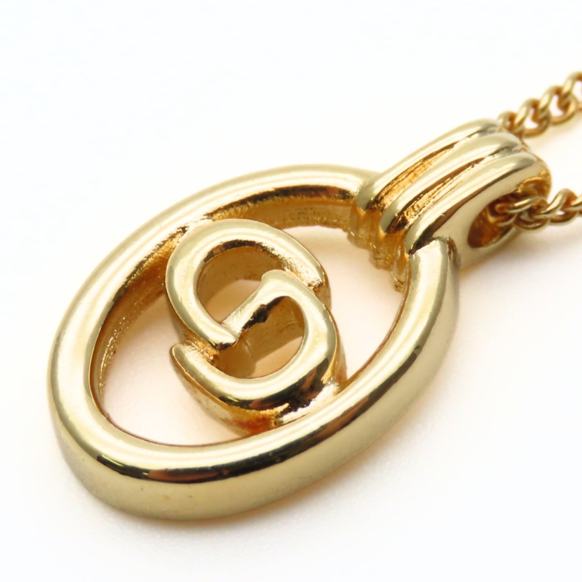 Dior Christian Dior CD logo necklace in gold-plated metal. GP. Women's. Size ONE SIZE - 4 Thumbnail