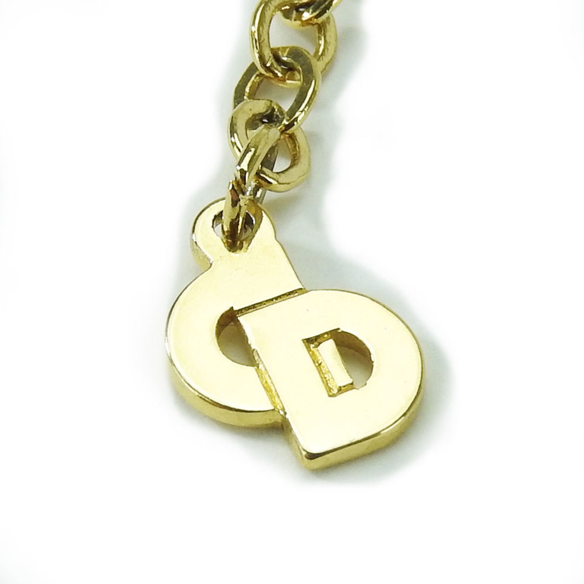 Dior Christian Dior necklace in gold with a perfume bottle motif. Size ONE SIZE - 9 Thumbnail