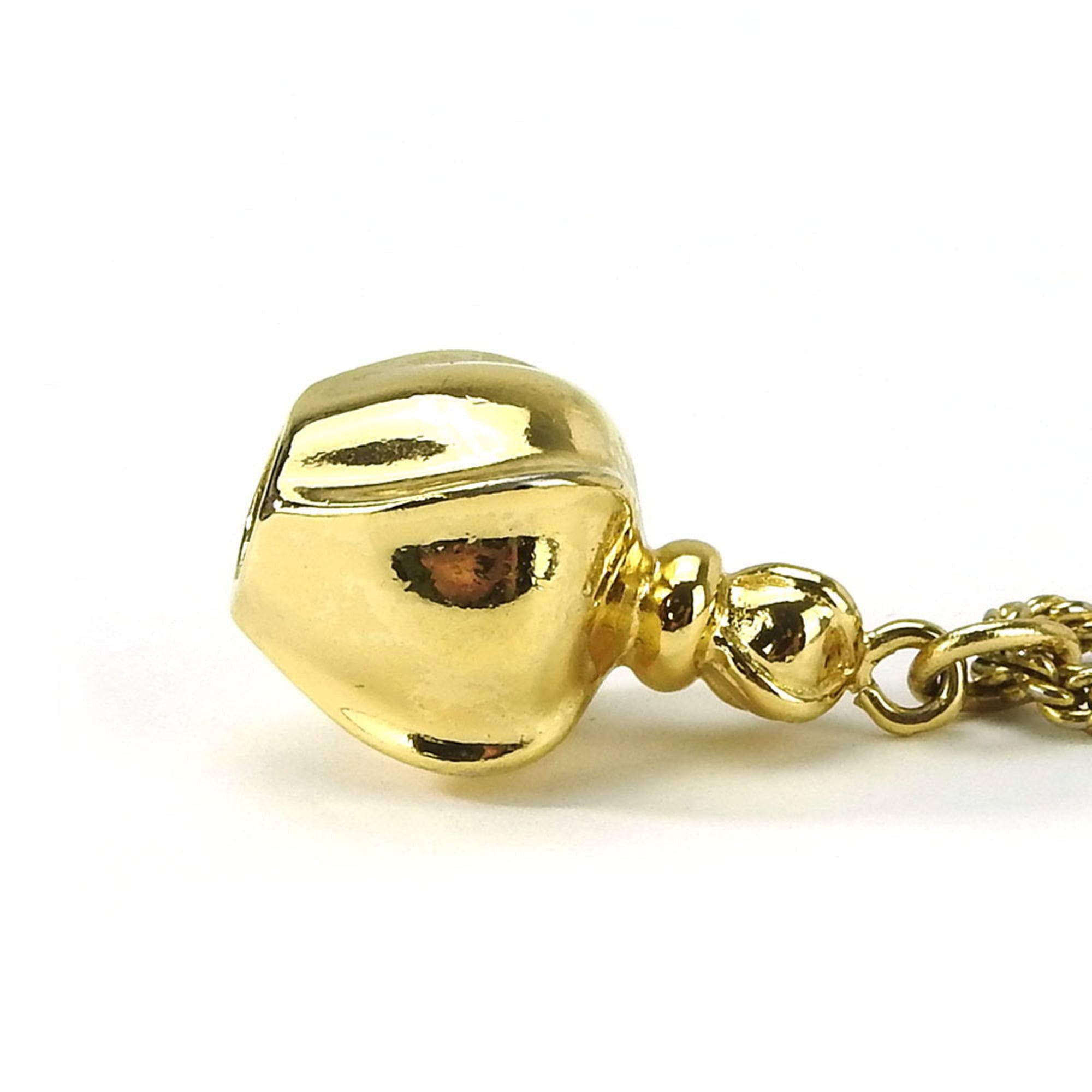 Dior Christian Dior necklace in gold with a perfume bottle motif. Size ONE SIZE - 5 Thumbnail