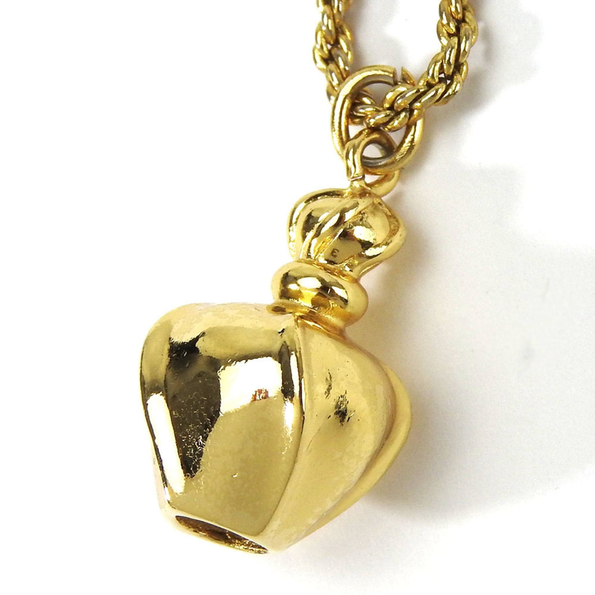 Dior Christian Dior necklace in gold with a perfume bottle motif. Size ONE SIZE - 3 Thumbnail