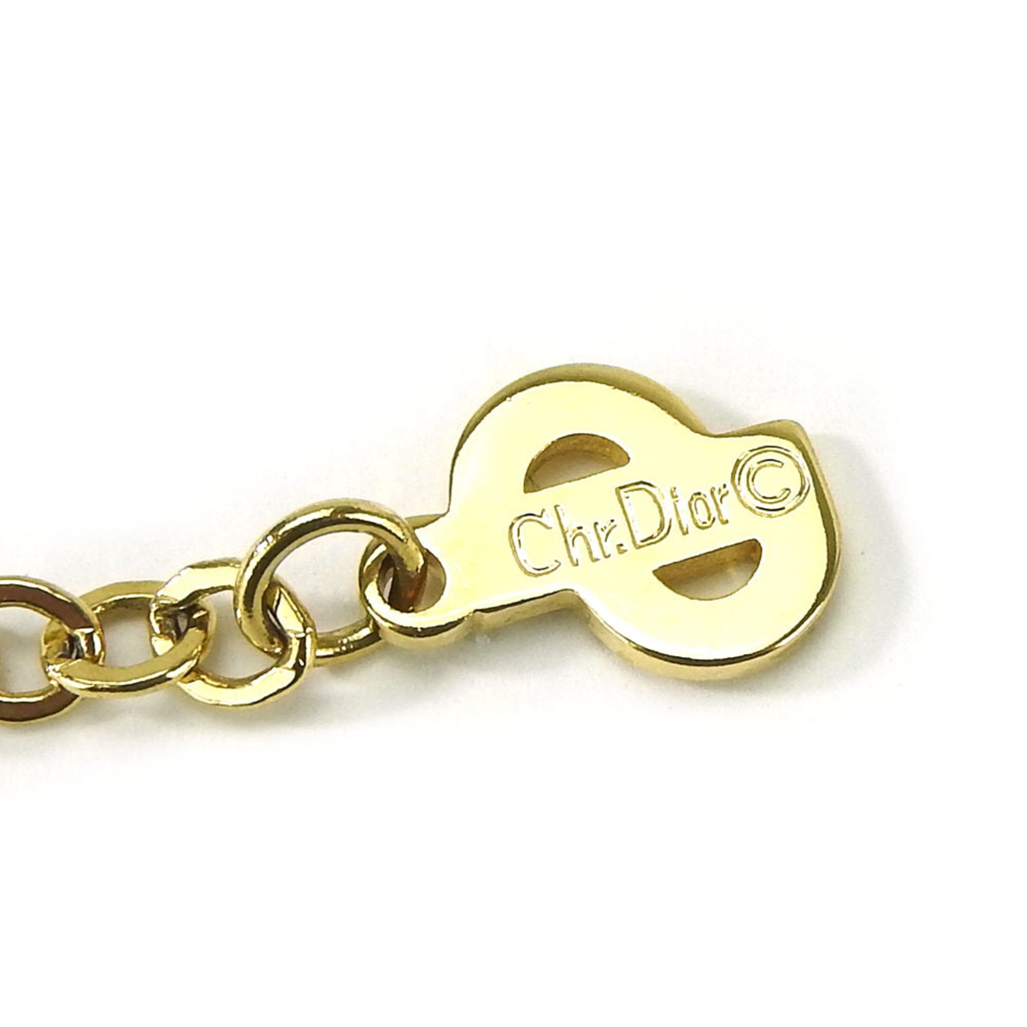 Dior Christian Dior necklace in gold with a perfume bottle motif. Size ONE SIZE - 10 Thumbnail
