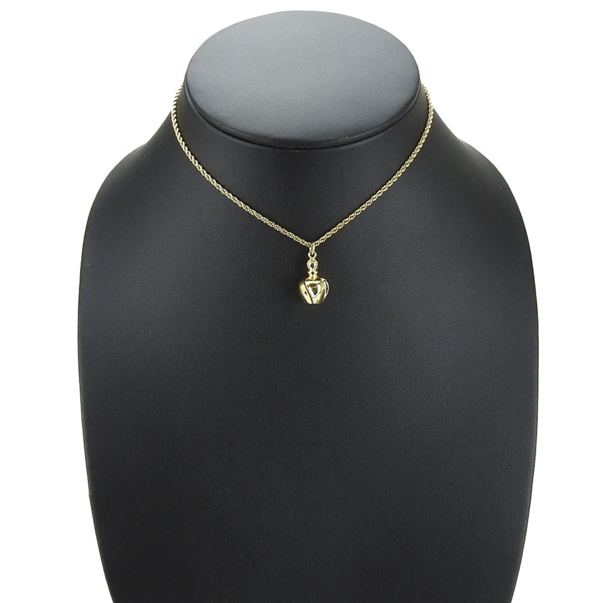 Dior Christian Dior necklace in gold with a perfume bottle motif. Size ONE SIZE - 12 Thumbnail