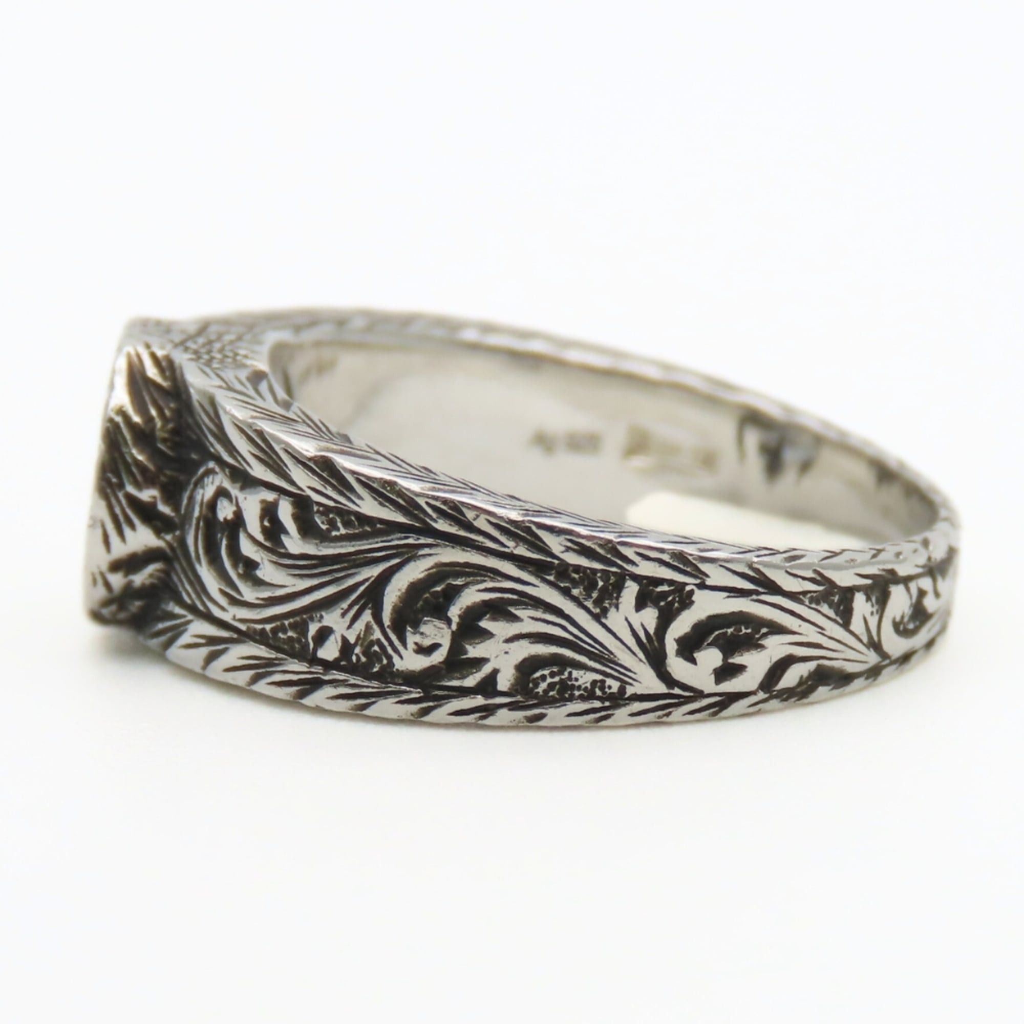 Gucci Gucci Interlocking Arabesque Ring, Size 13, SV925, GG Mark, Women's, GUCCI Size ONE SIZE - 5 Thumbnail